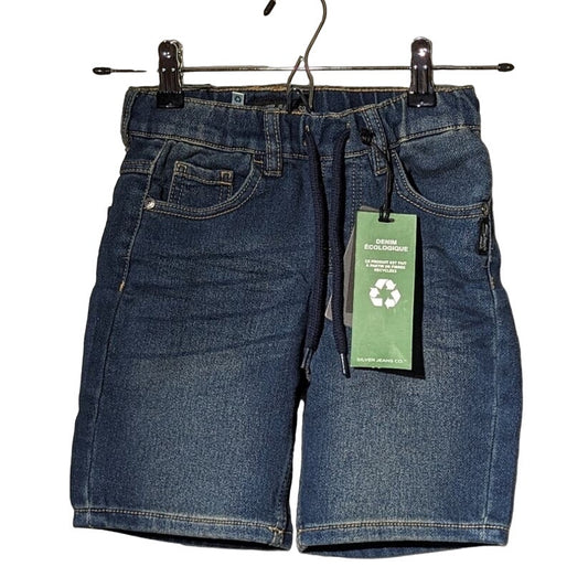 Silver Jeans Co. Derek Eco Friendly Denim Short, Medium Wash NWT Kids Size 6