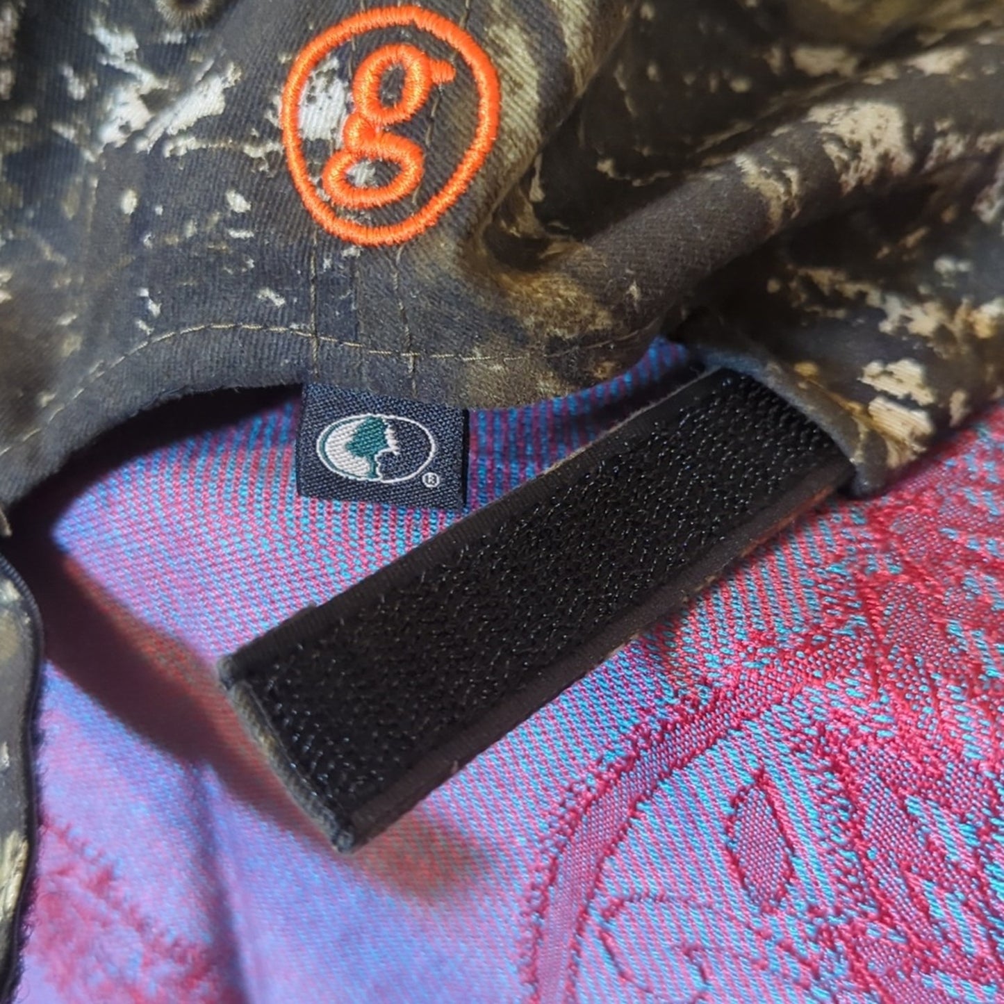 Garth Brooks World Tour 2014 Orange Embroidered Camo Adjustable Cap