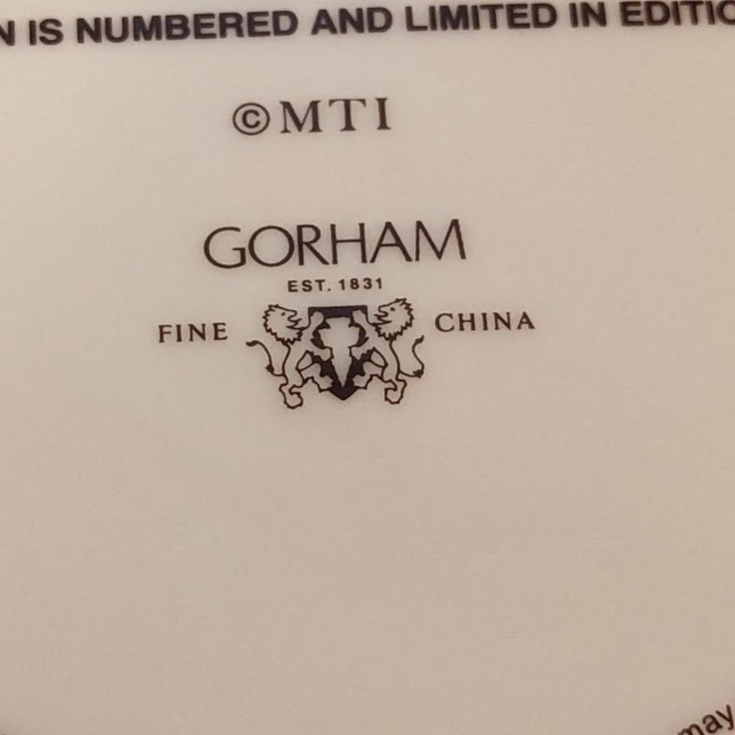Gorham Collectible "Family Portrait" by Michael Hagel Plate