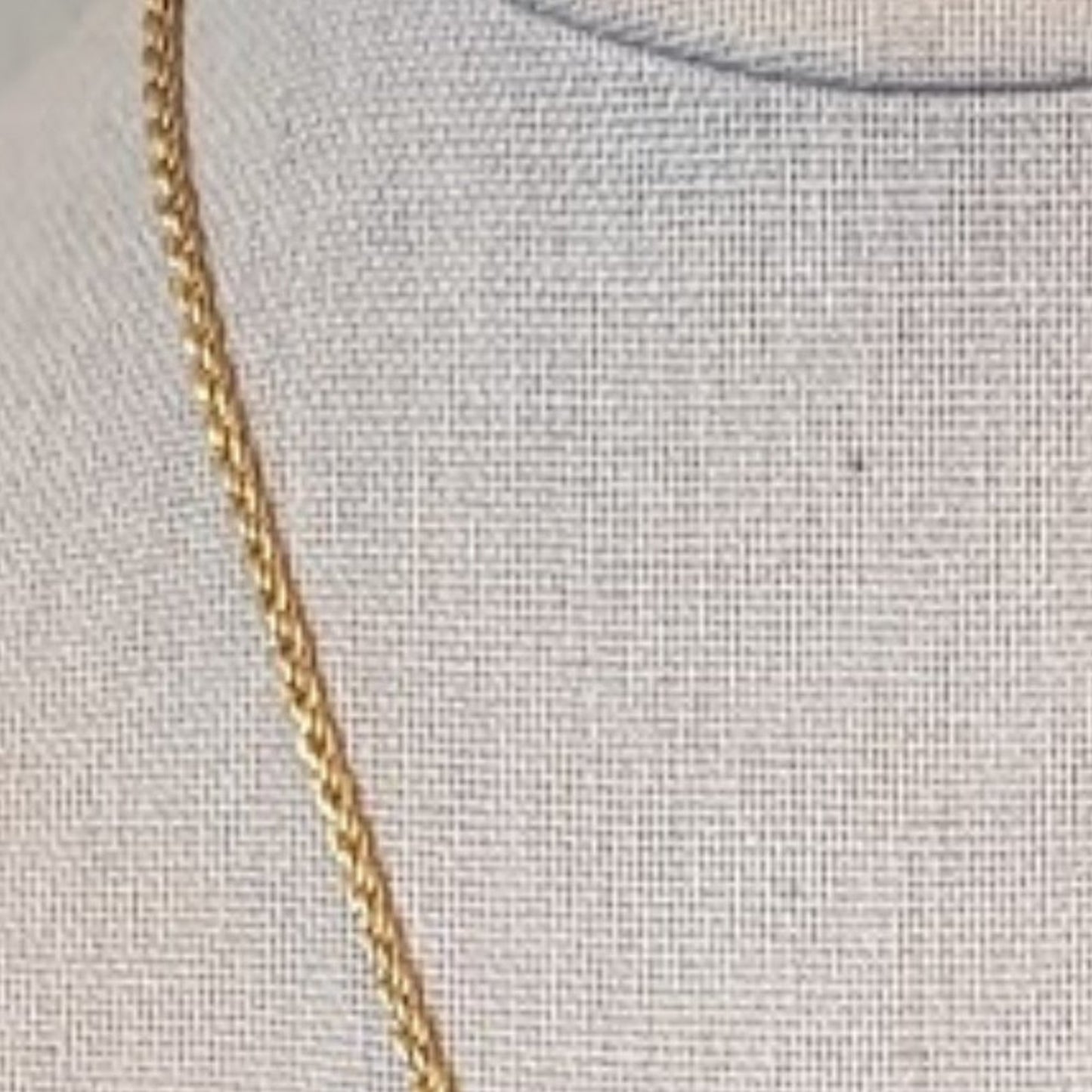 Vintage Marked Roman Gold Tone Green Stone Pave Pendant Chain Necklace