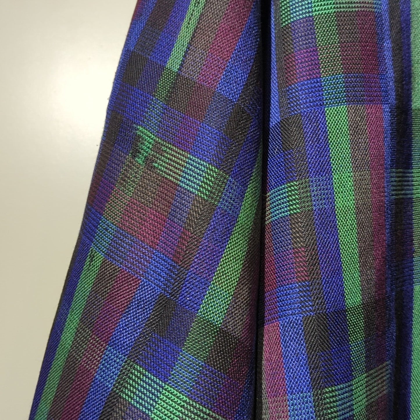 Bo Sung Plaid Snap Front Ribbed Placket, Hem, and Cuff Jacket Women's Sz XL
