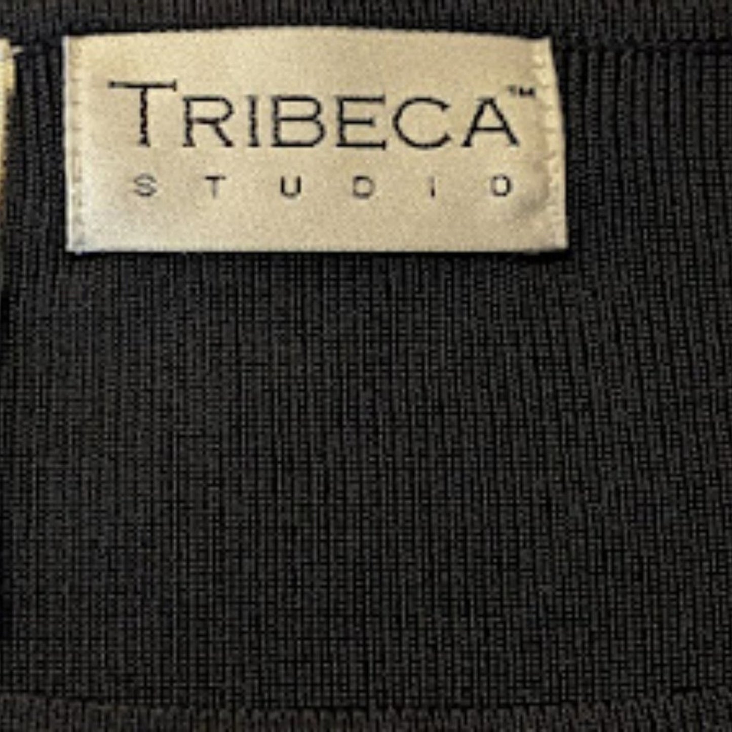 Tribeca Embellished Snowman Scoop Neck Long Sleeve Black Sweater Women's Size L