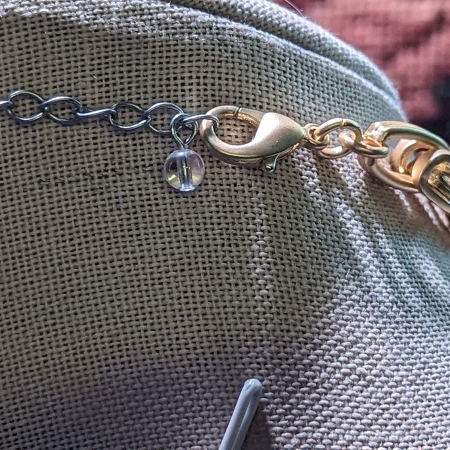 Half & Half Unique Chain Link Necklace