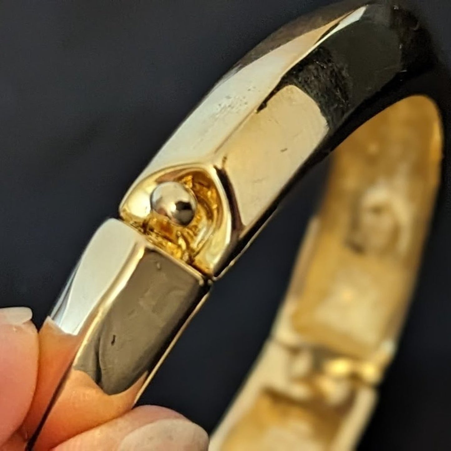 PJM Phoenix Jewelry MFG Leopard Crystal Bangle Bracelet