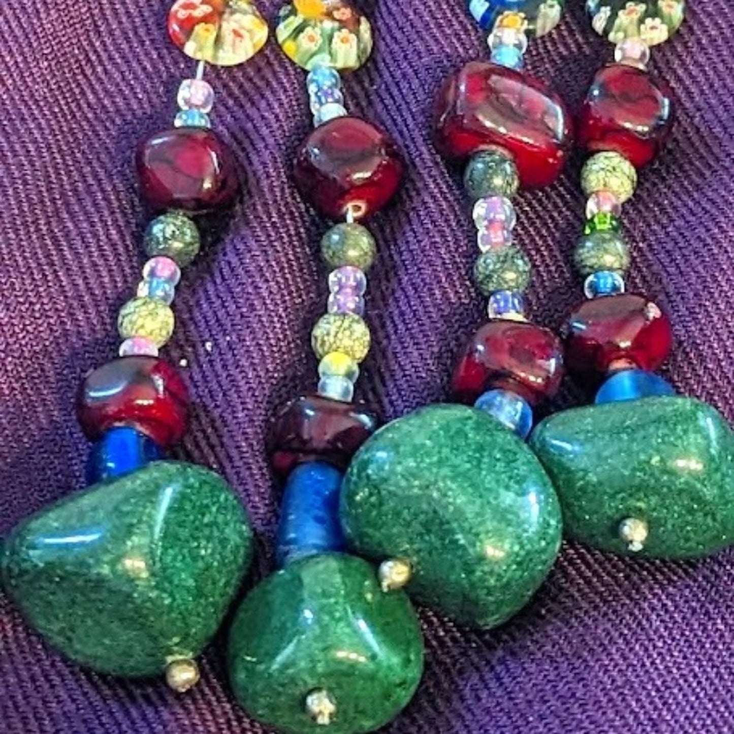 Gemstones & Beads 4 Strands For Jewelry Making