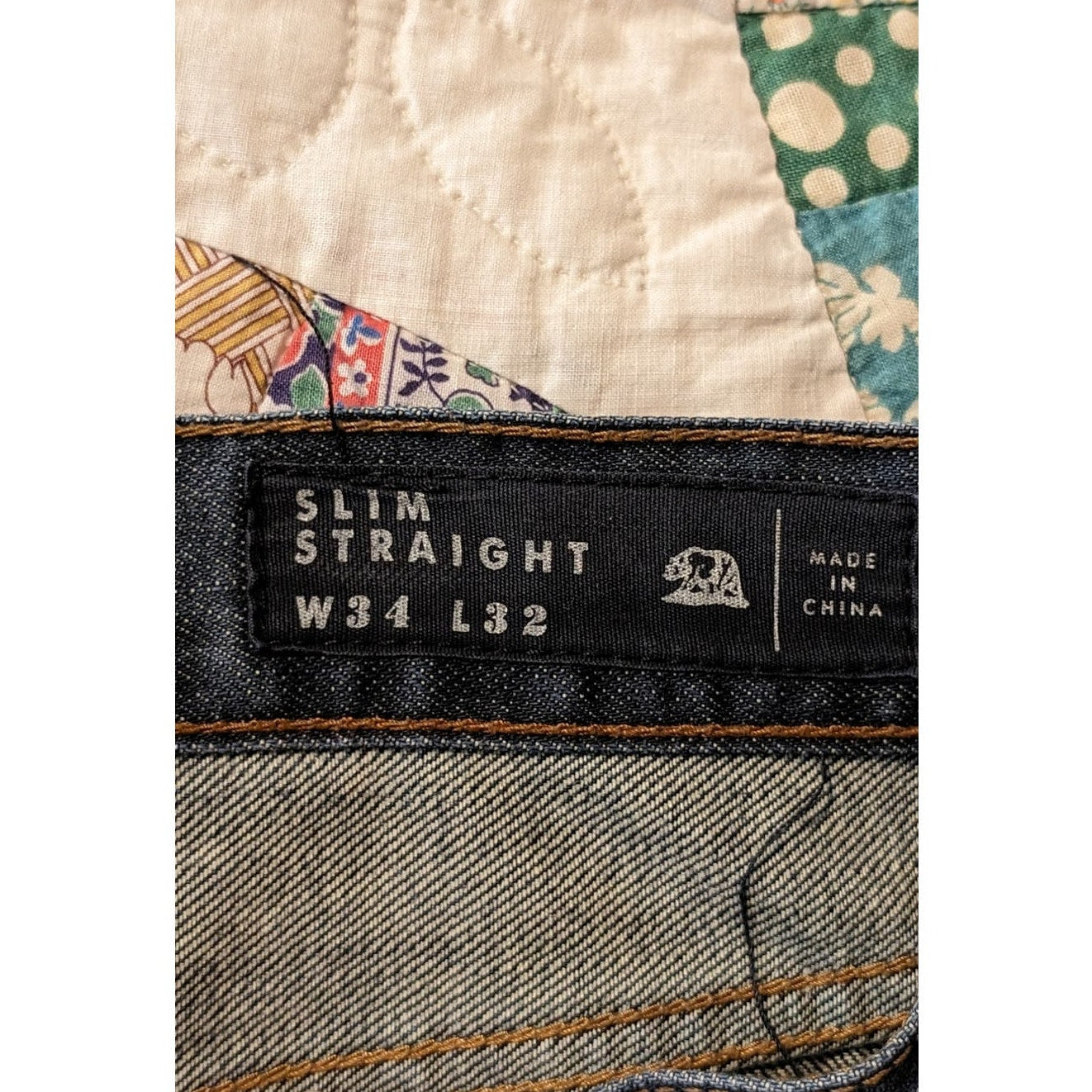Bullhead Dark Wash Slim Straight Men's Jeans Size 34 X 32