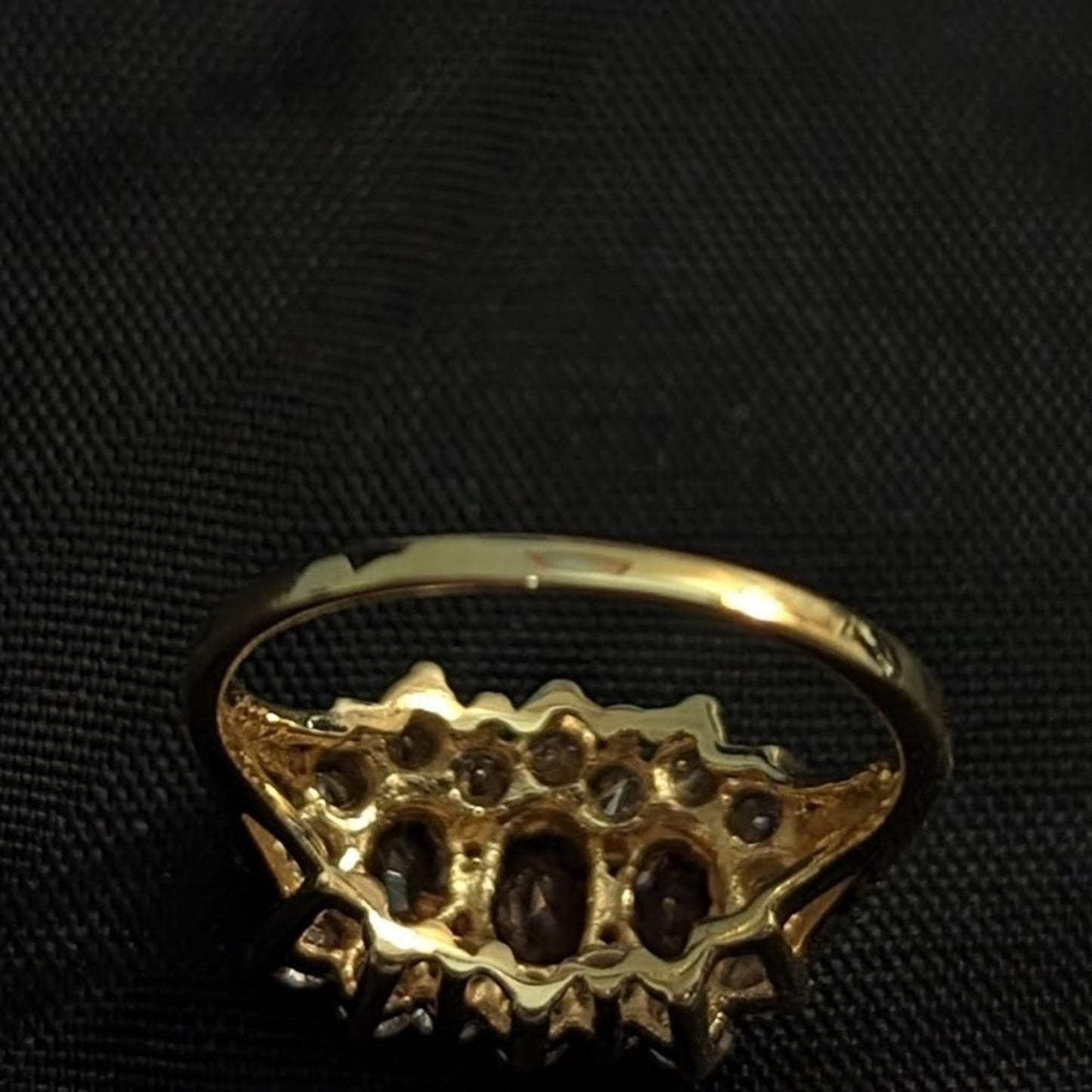 18k Pink Tourmaline and Diamond Ring Sz 5.25-5.50