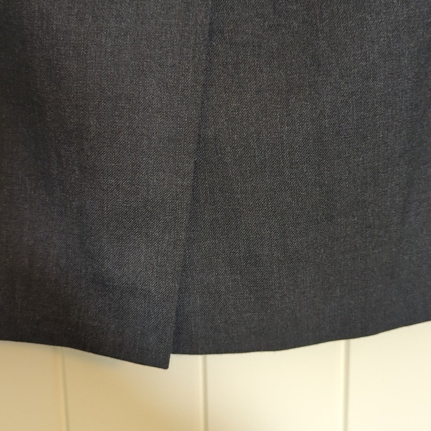 Valerie Stevens Vintage Charcoal Wool Blend Straight Skirt Women's Size 16