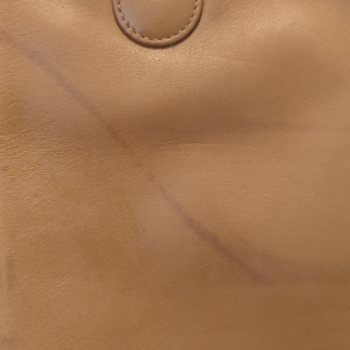 Levenger Business Vintage Tan Leather Briefcase with Crossbody Strap