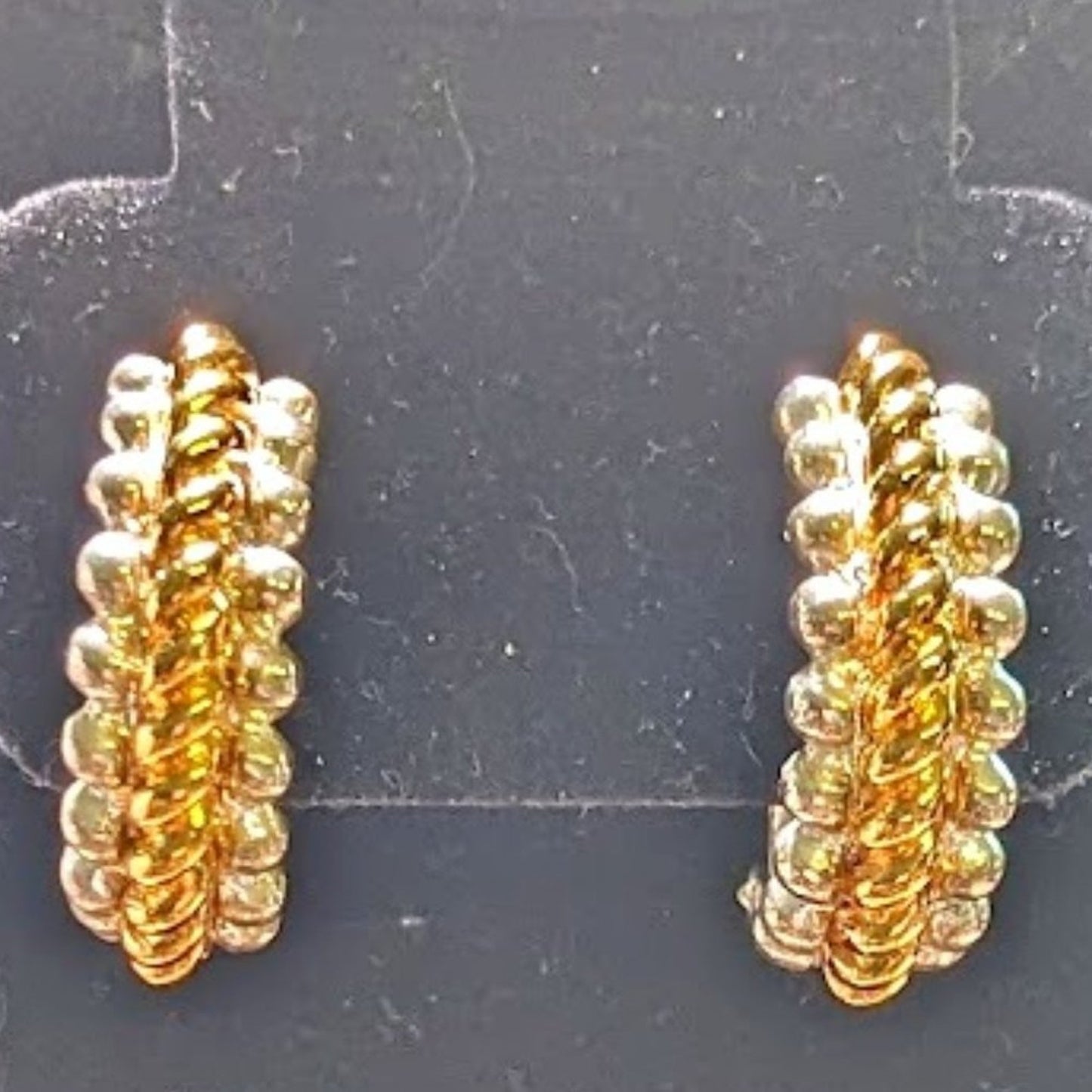 Premier USA Two Toned Clip On Earrings