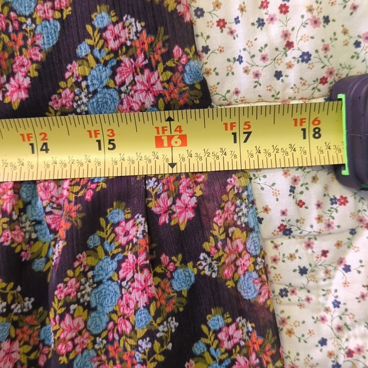 LC Lauren Conrad Flirty Floral Elastic Waist Ruffle Skirt Women's Size XS