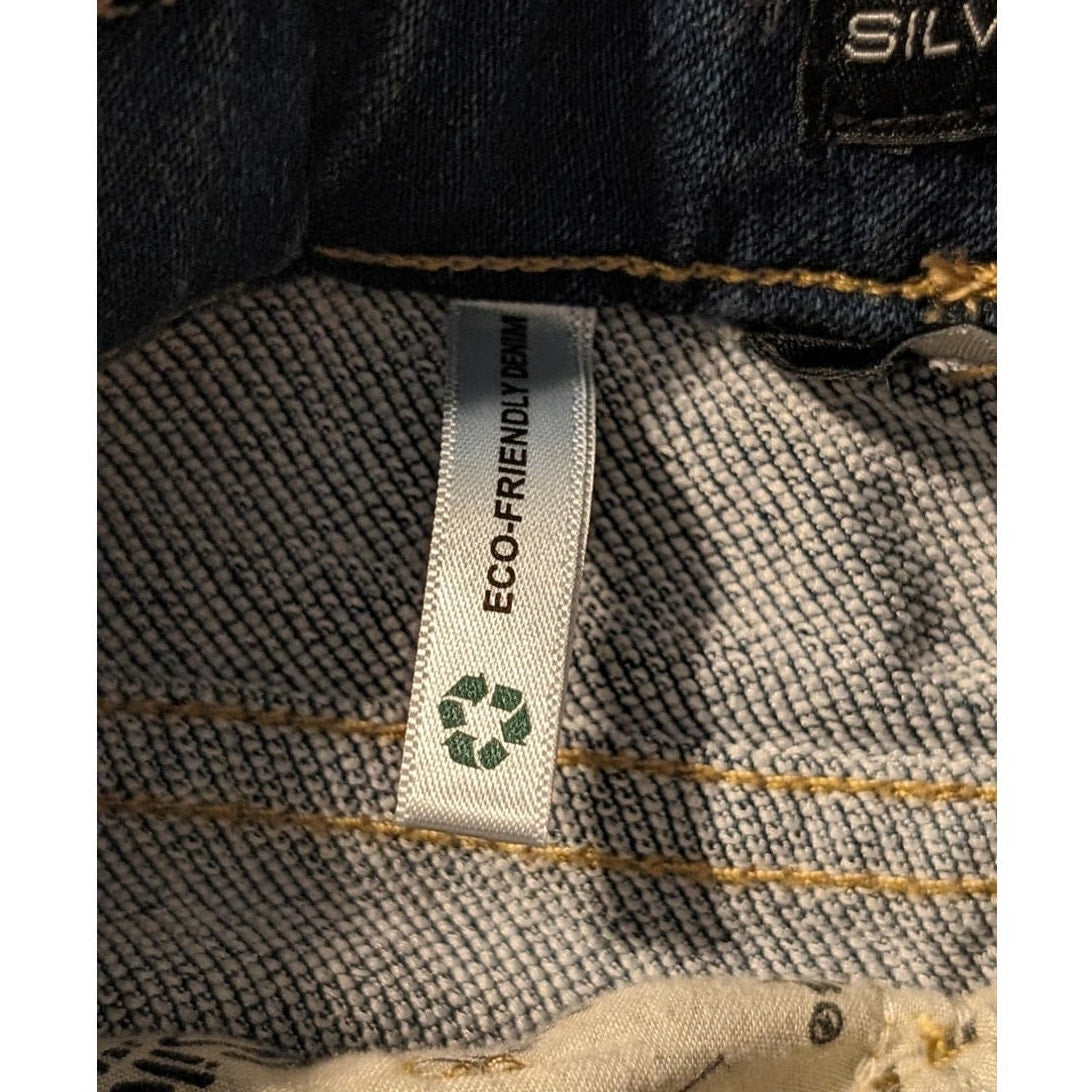 Silver Jeans Co. Derek Eco Friendly Denim Short, Medium Wash NWT Kids Size 6
