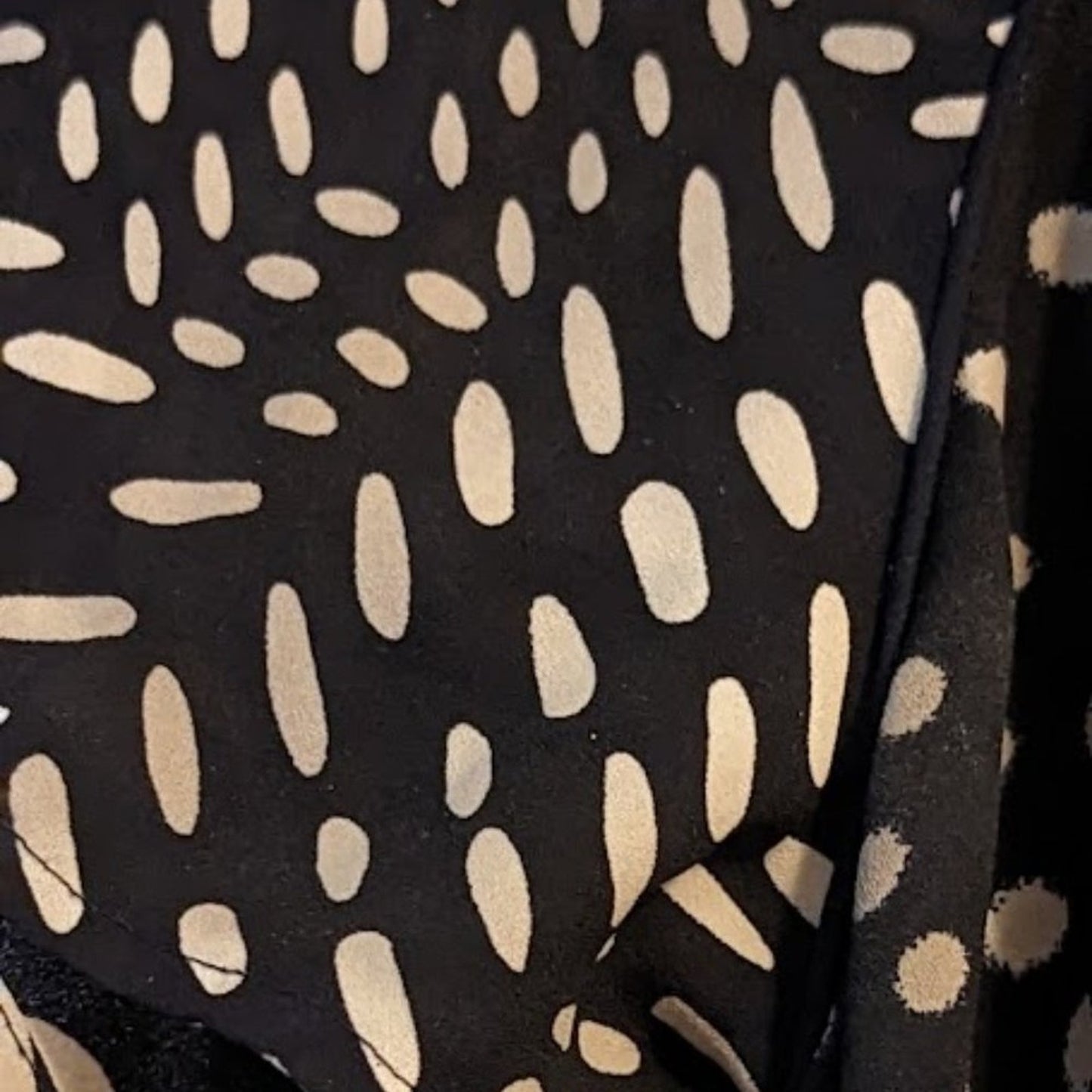 Loft Size XS Black and White Dot Shirt