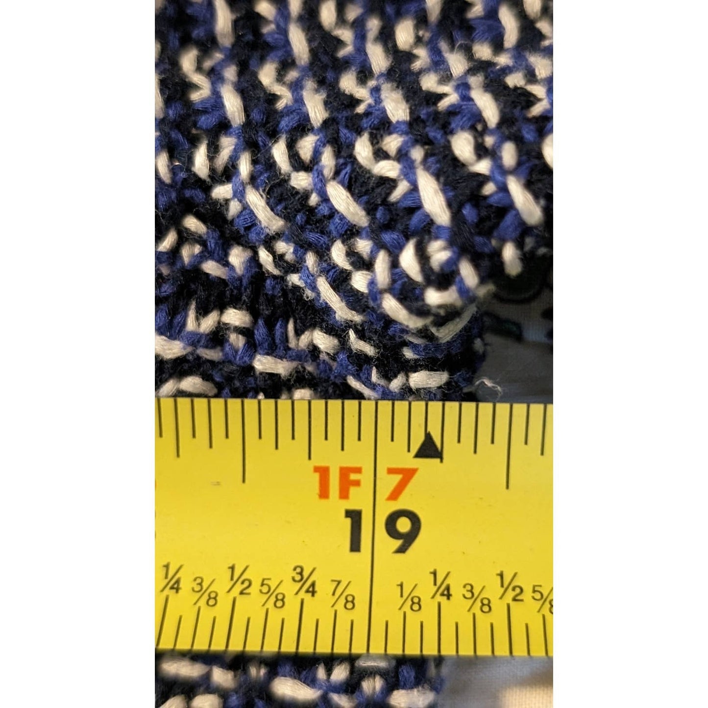 Talbots Navy Cotton Knit Crew Neck Long Sleeve Sweater Womens Petite Sz M