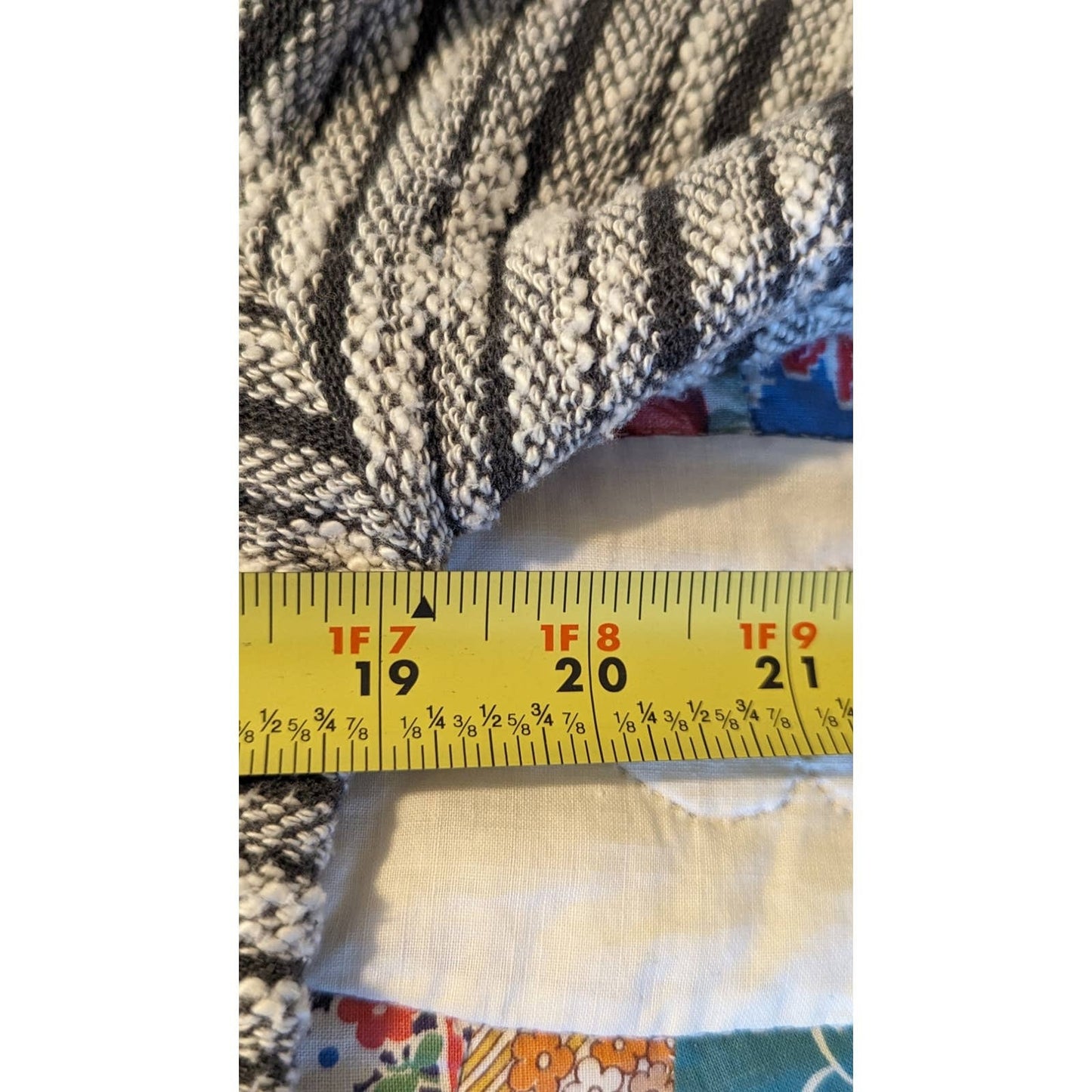 Kuhl Gray White Striped Open Shawl Wrap Cotton Blend Sweater Womens Sz XS