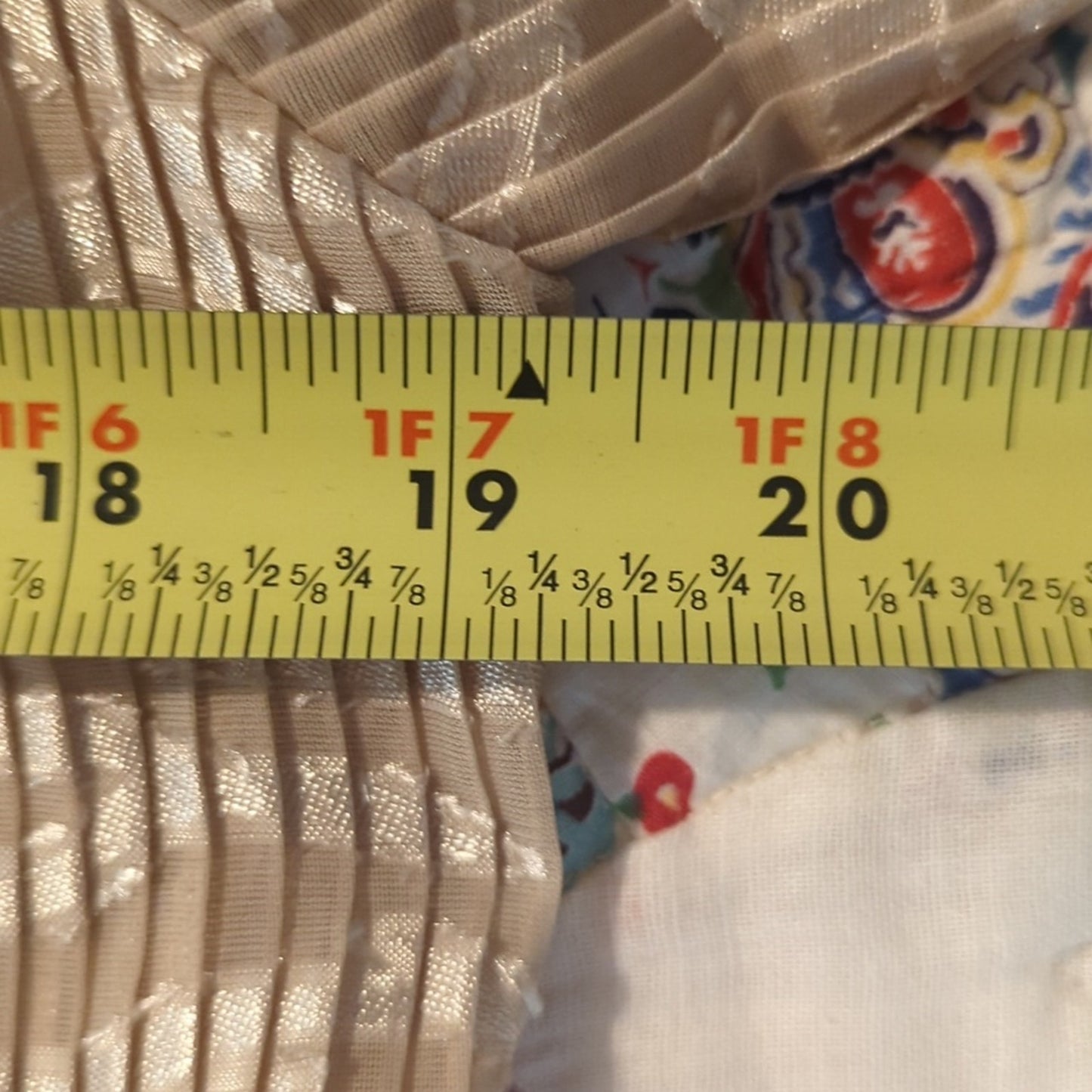 Rafaella NWT Gold Button Up Pleated Satin Look Trimmed Blouse Women's Size 12
