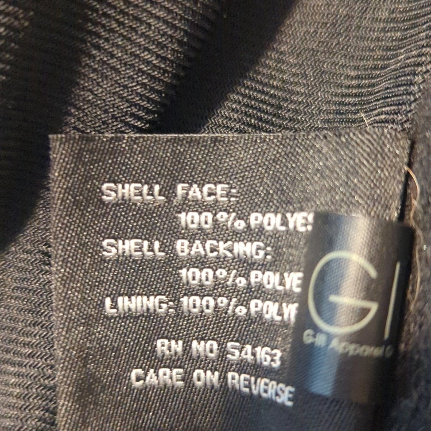 Black Rivet Black Medium Weight Soft Shell Performance Full Zip Jacket Sz M