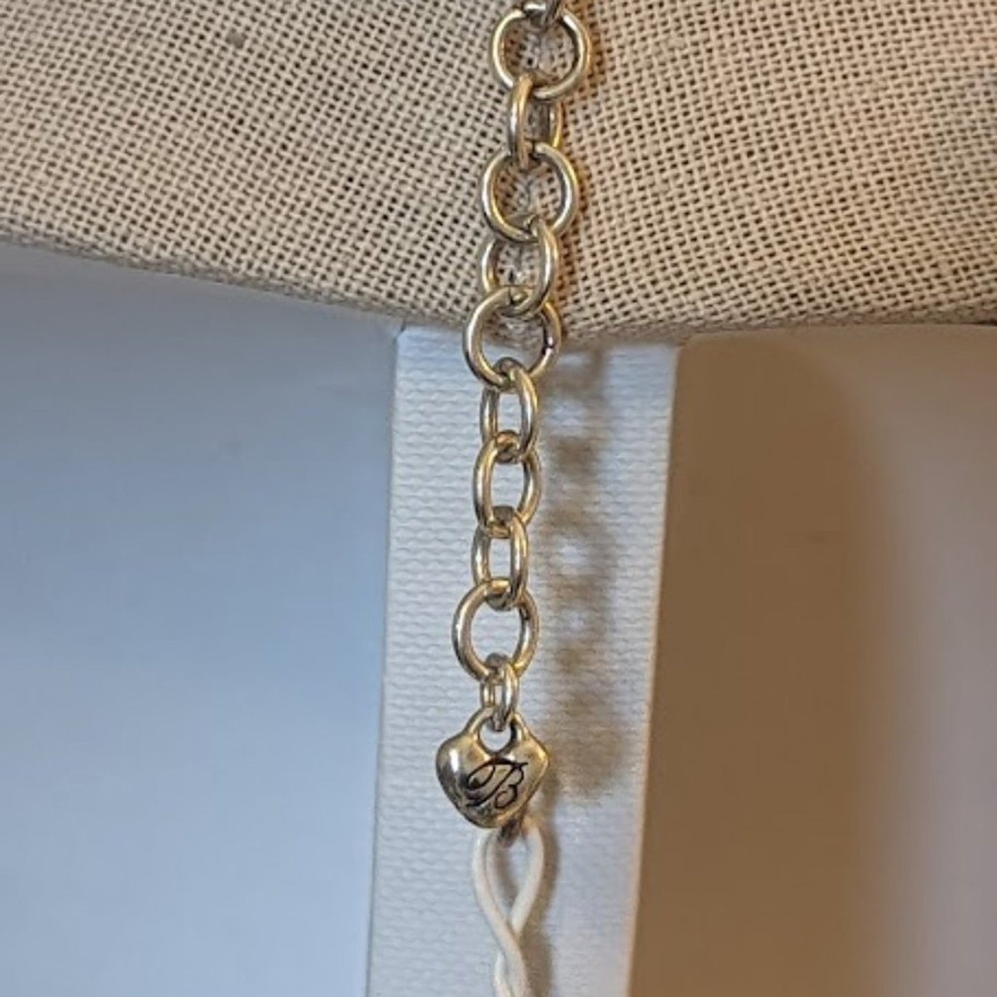 Brighton Retired Flower Star Two Toned Necklace Pendant with Crystal