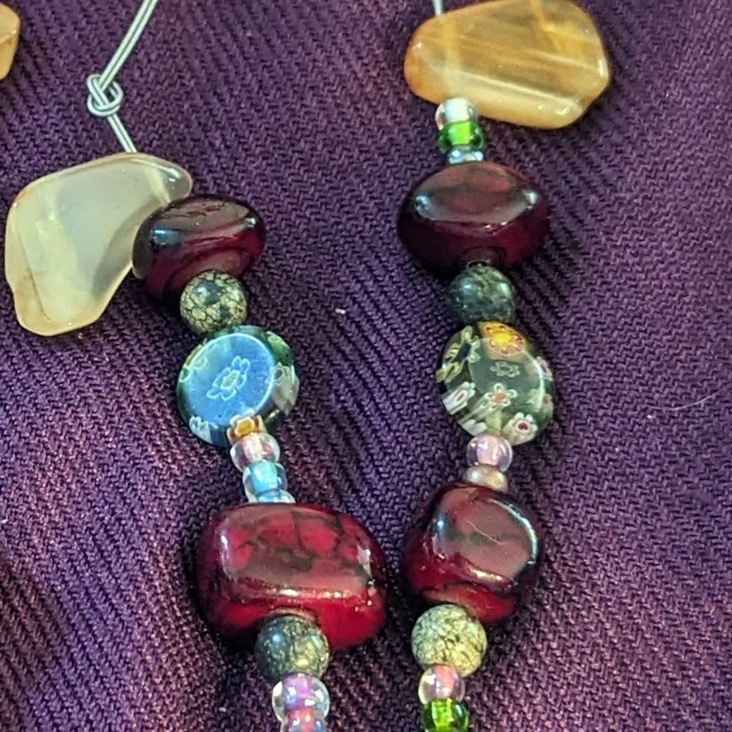 Gemstones & Beads 4 Strands For Jewelry Making