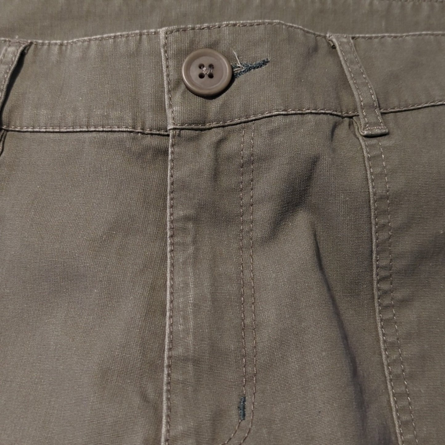 Sundance Scalloped Loden Green High Rise Cropped Jeans Women's Size 12P NWOT