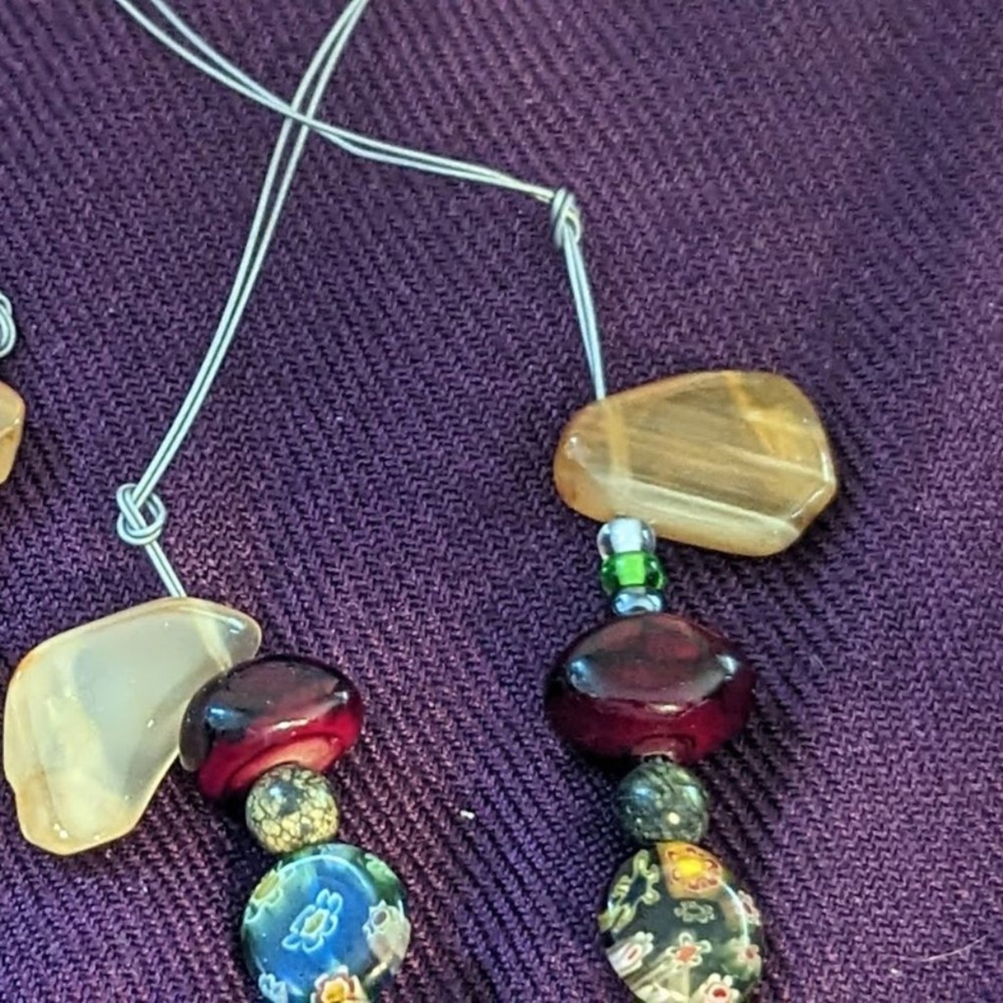 Gemstones & Beads 4 Strands For Jewelry Making