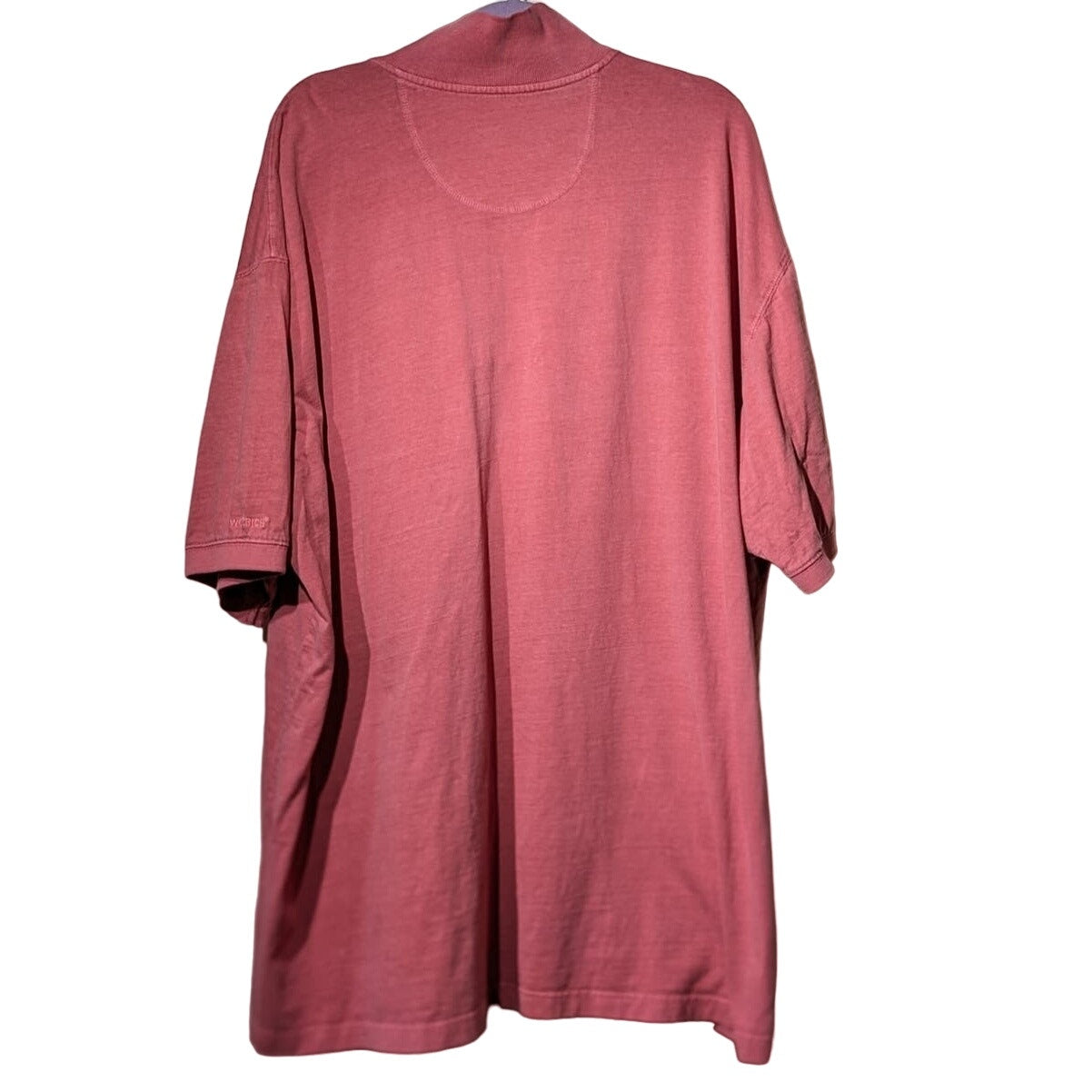 Woolrich Salmon/Brick Cotton Short Sleeve Polo Mens Size 3XLT