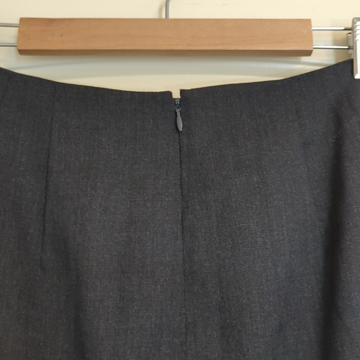 Valerie Stevens Vintage Charcoal Wool Blend Straight Skirt Women's Size 16