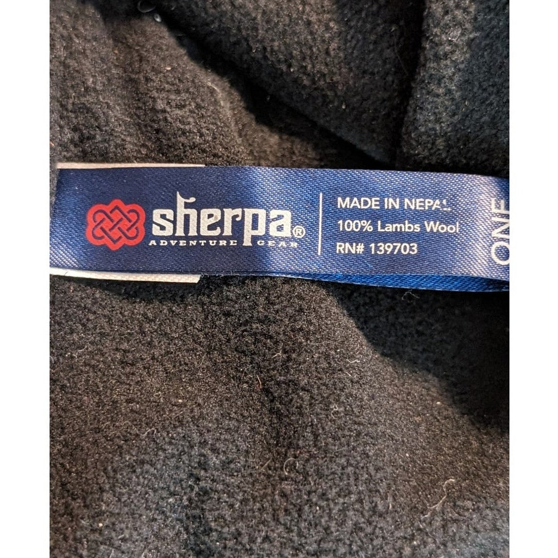 Boco Gear Sherpa Adventure Gear Lambs Wool Made in Nepal Purple Pom Pom Beanie