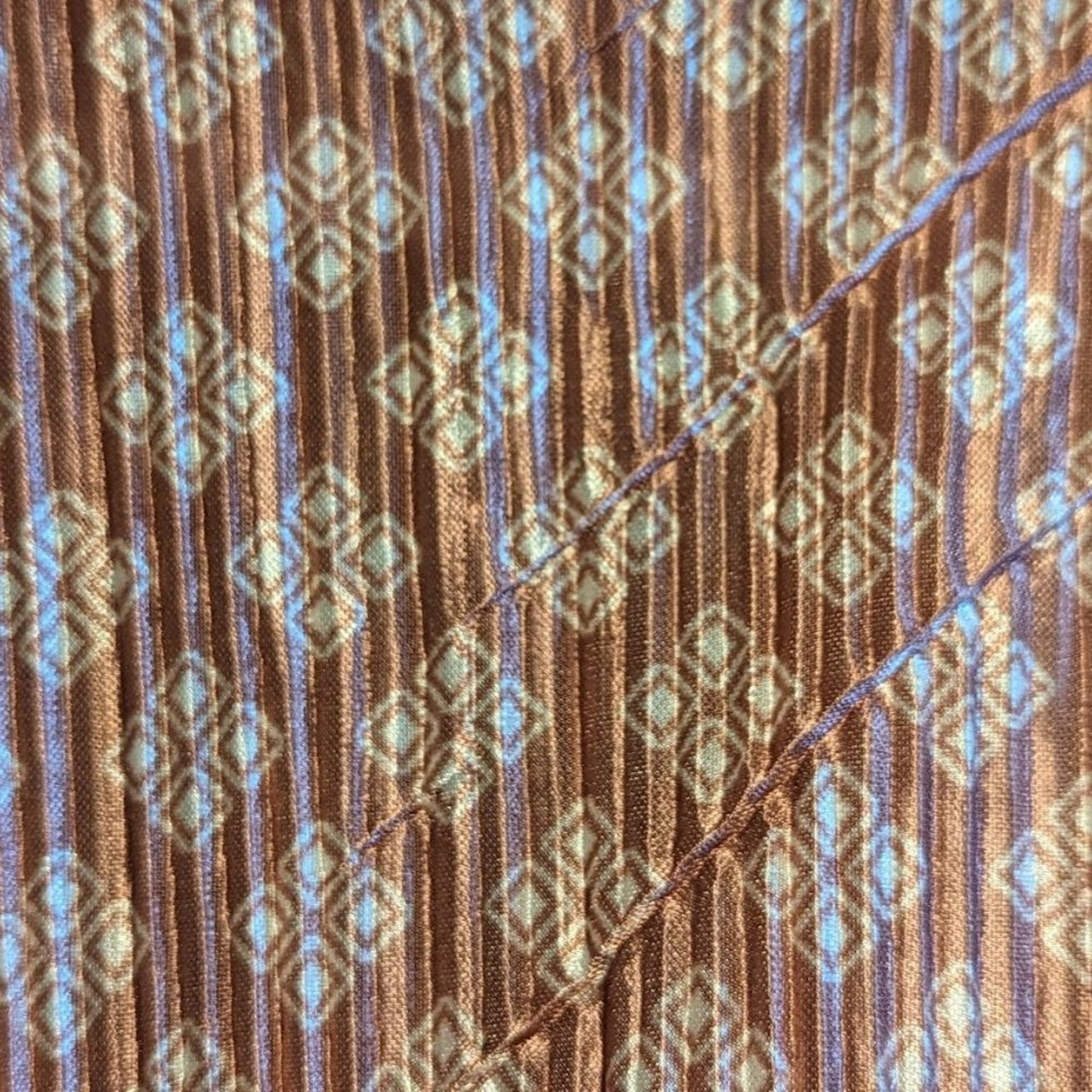 LulaRoe Women's Size M Shirley Pink Geometric Open Long Duster Cardigan Pleated