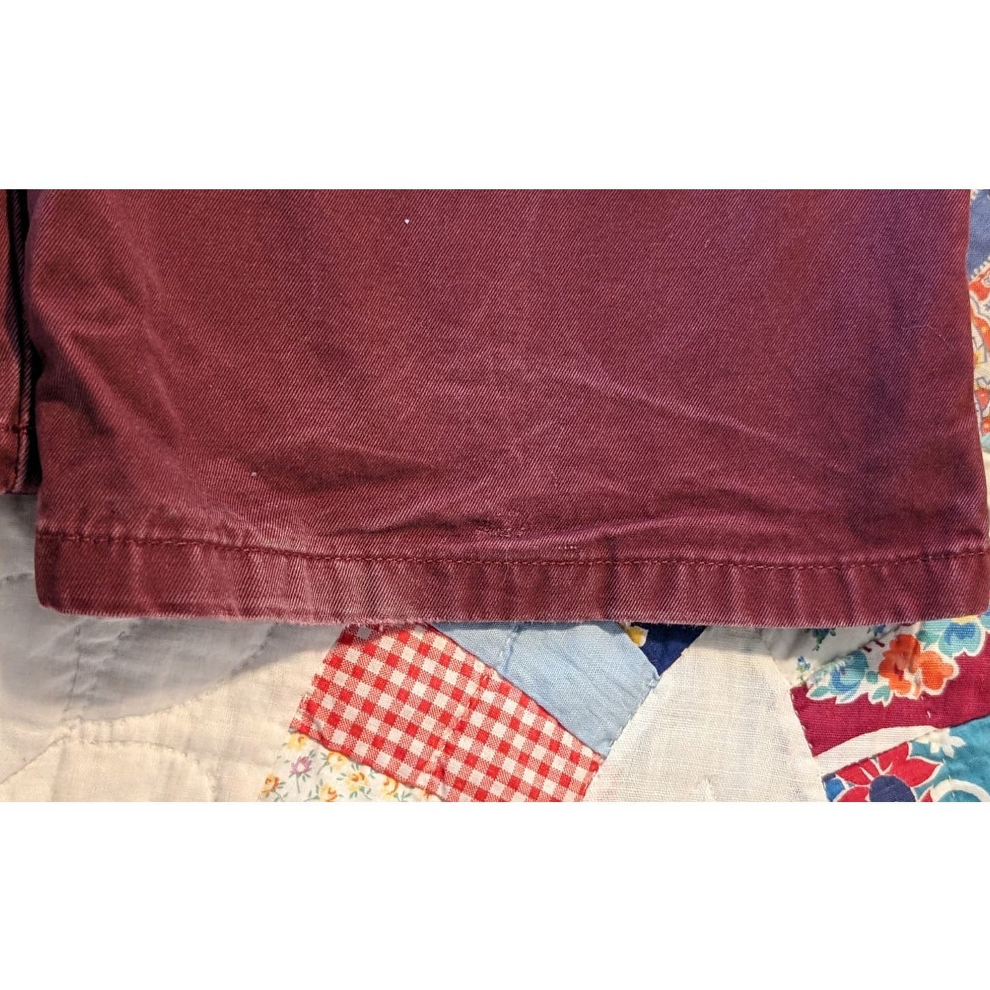 Bonobos Straight Leg Vintage Crimson Chino Mens Sz 36 x 34