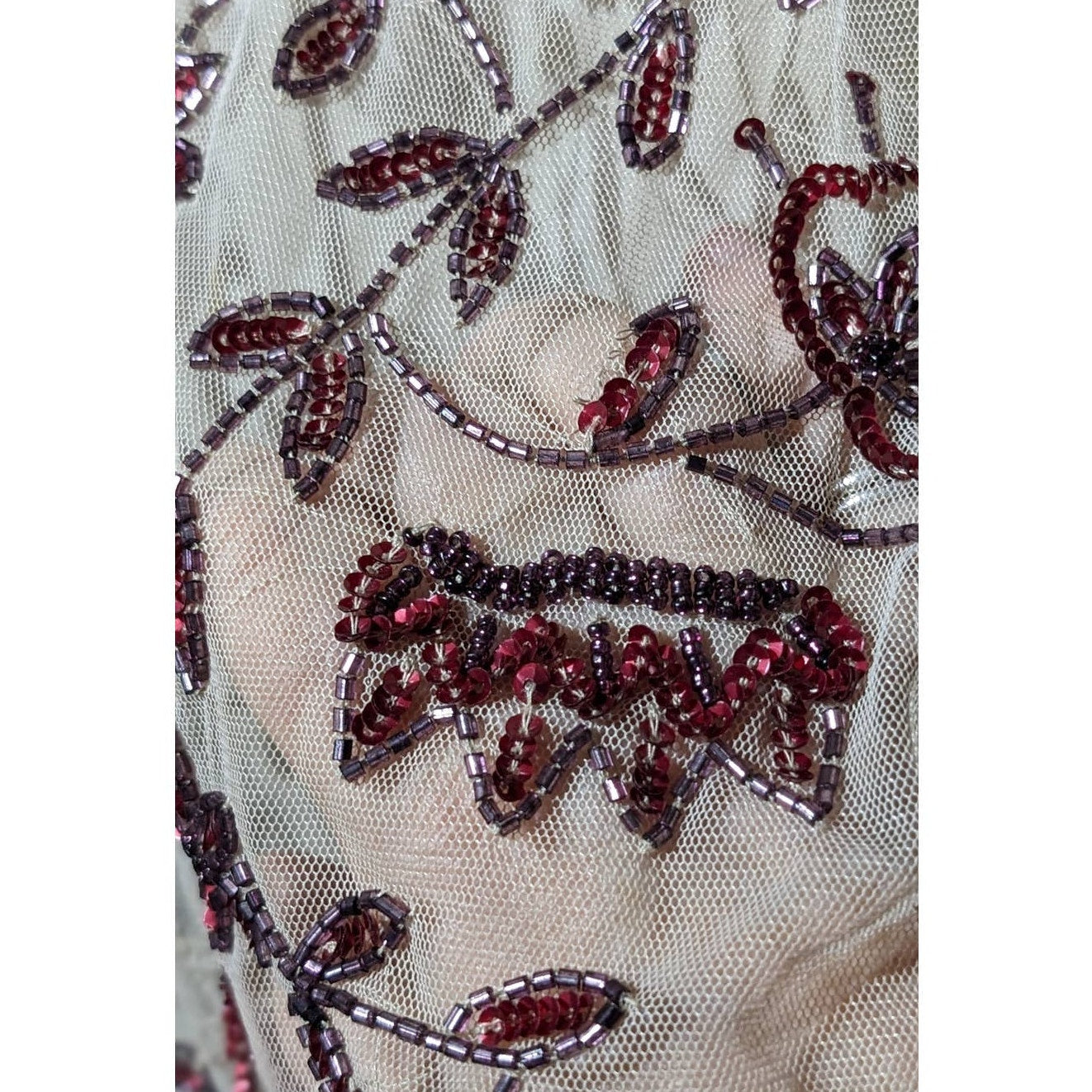 Altar'd State Beaded Wrap Dress in Taupe Womens Size XS