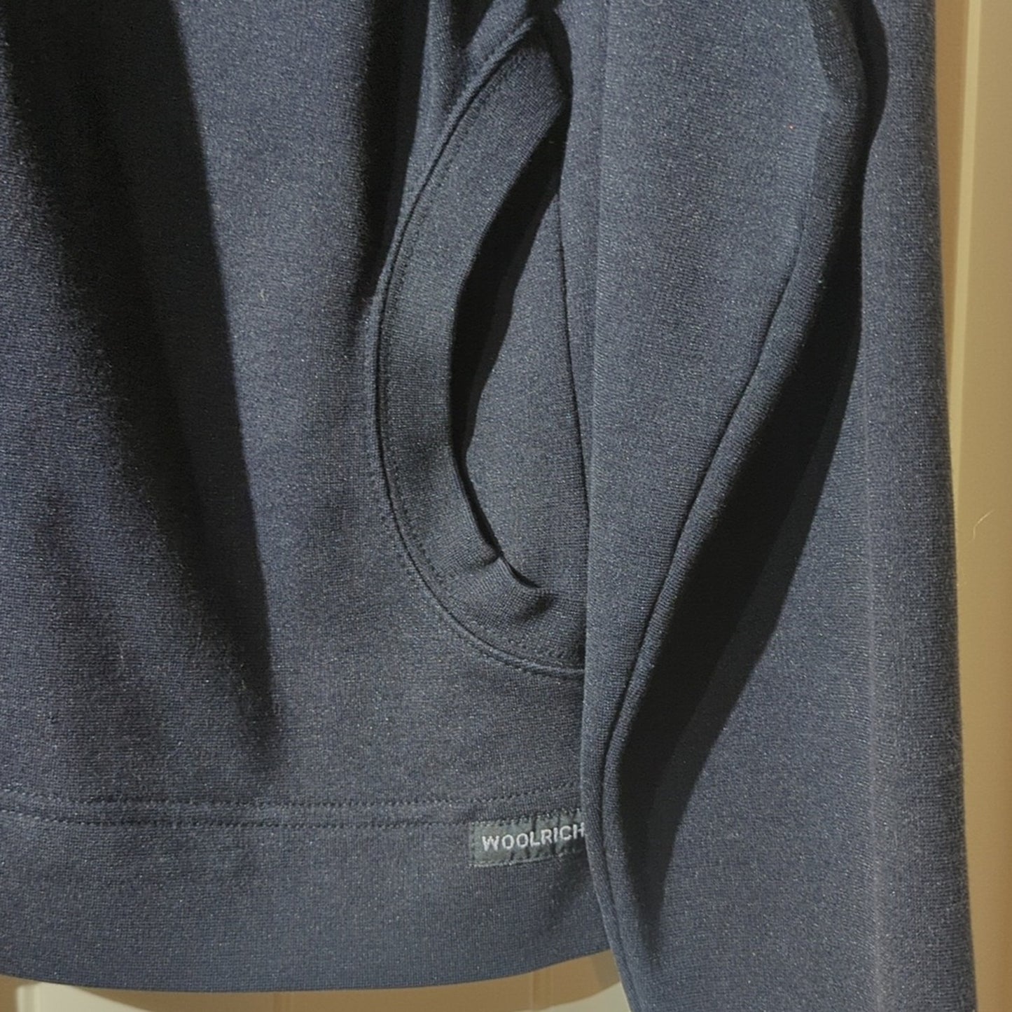 Woolrich Black Bomber Style Full Zip Sweatshirt Women's Size L