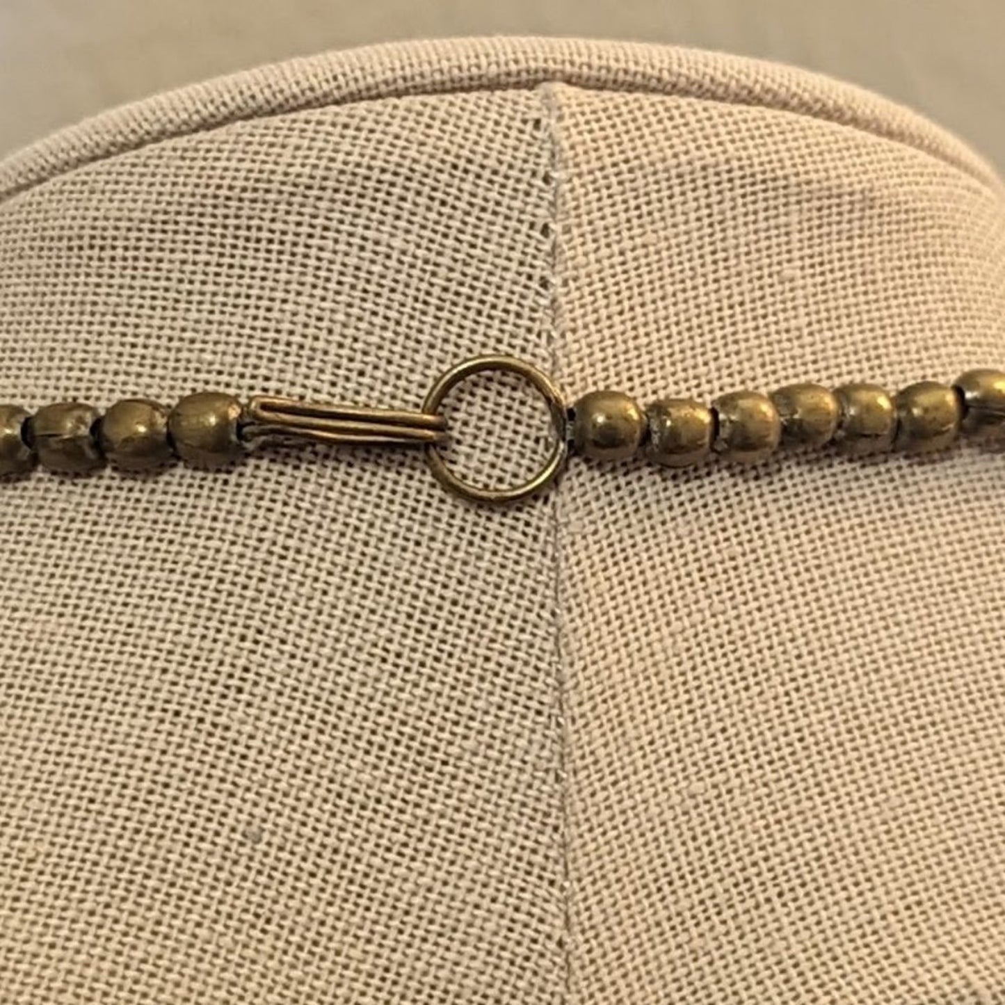 Vintage Long Multi-Strand Purple Bead Bronze Hook Clasp 32.5" Necklace