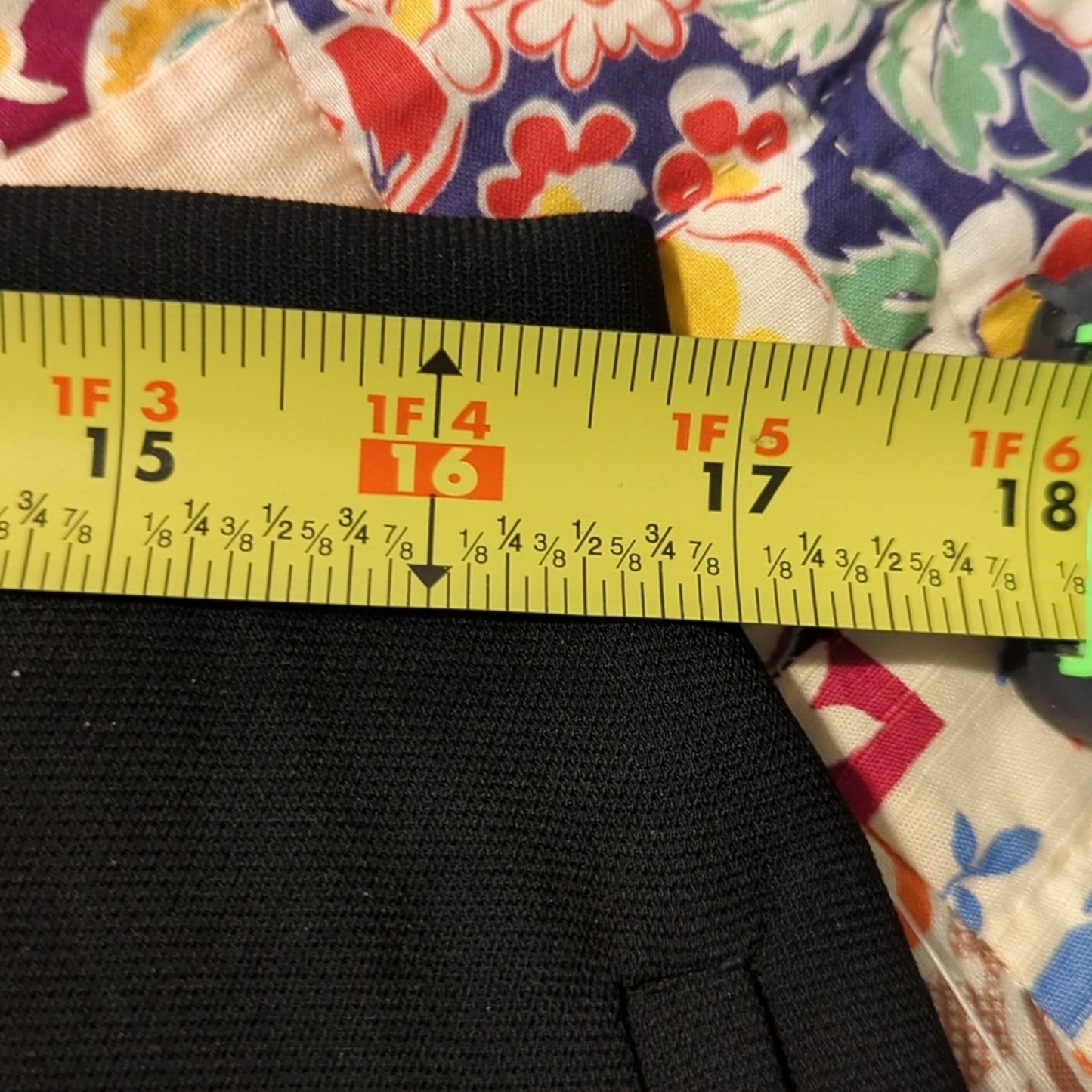 Vtg Rafaella Black Crepe All-Season Lined Front Zip Dress Trouser Womens Sz 16