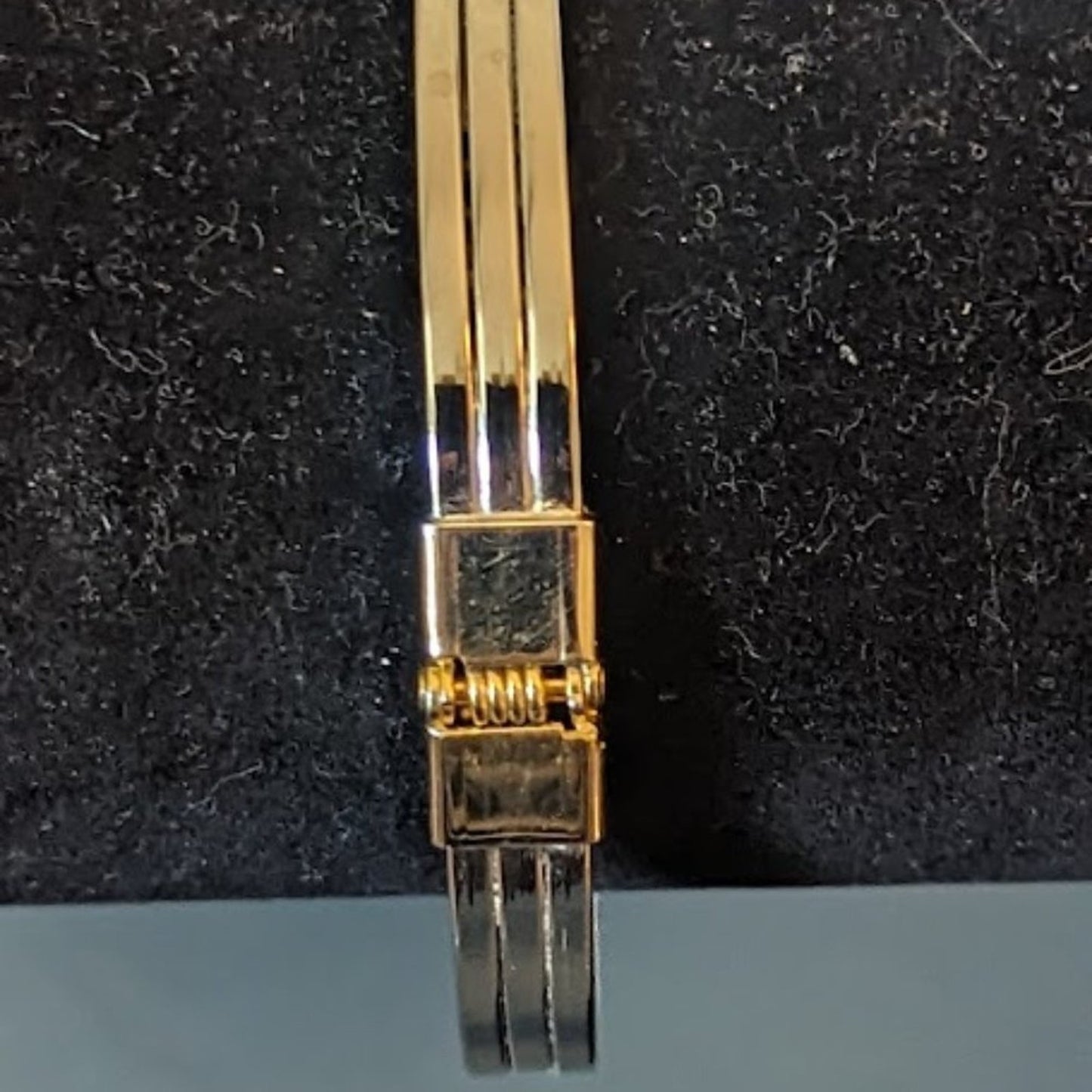 Vintage Two-Toned Clamper Style Bracelet