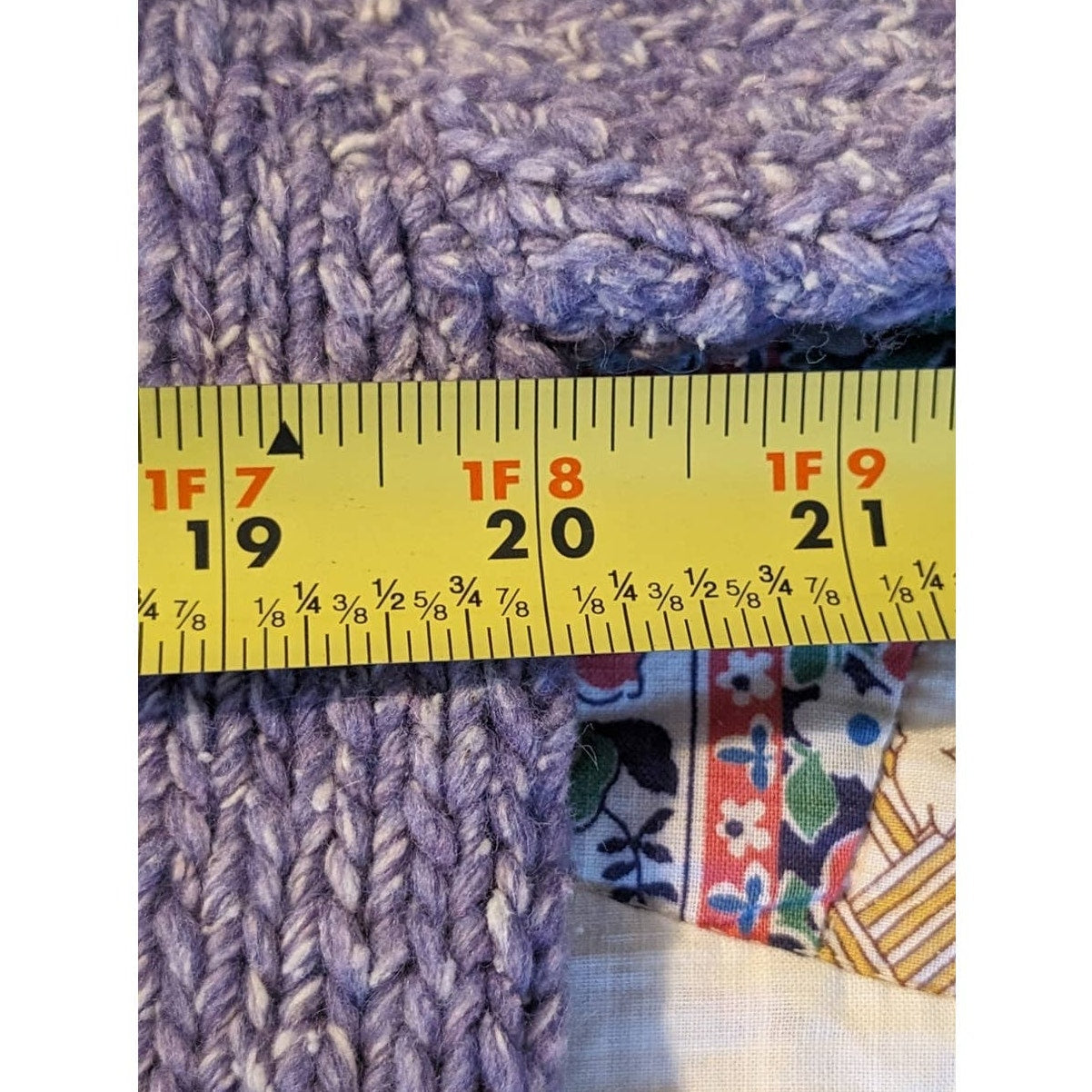 Bolivian Imports by Lucy Lavender Hand Knit Cardigan Sweater Women's Sz S