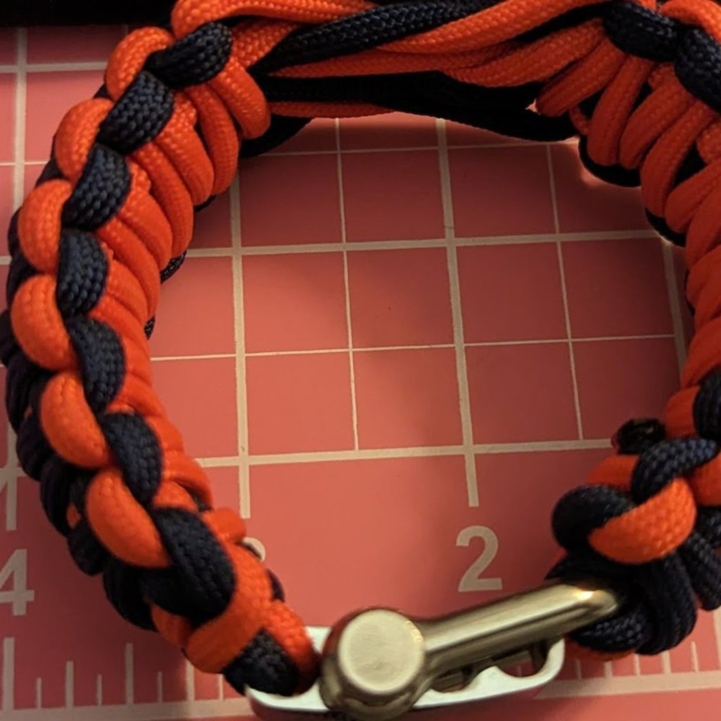 Tough Band Survival Bracelet With Dominican Republic Medallion