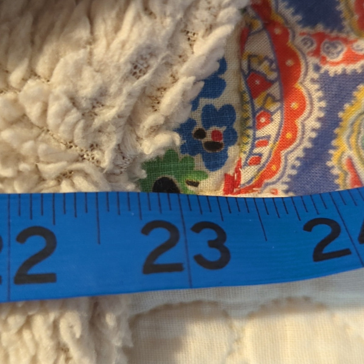 Natural Reflections Oatmeal Sherpa Plaid Trim Quarter Zip Pullover Women Sz S/P