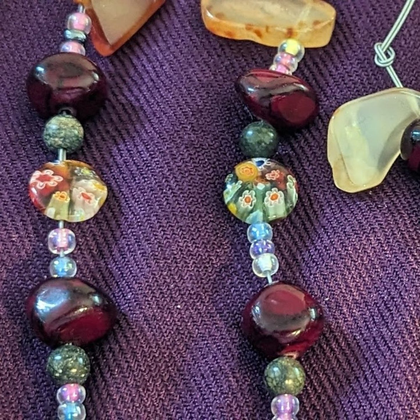 Gemstones & Beads 4 Strands For Jewelry Making