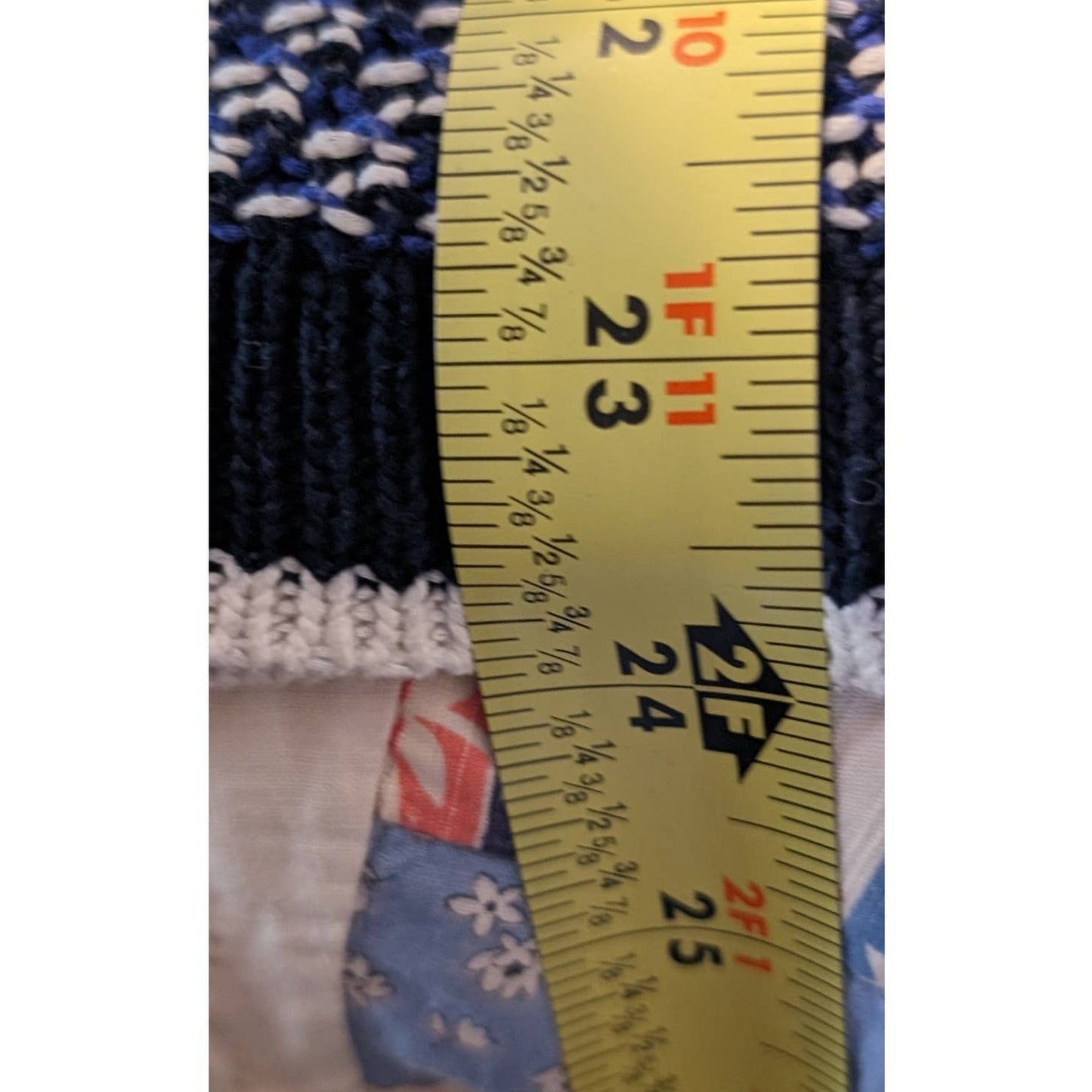 Talbots Navy Cotton Knit Crew Neck Long Sleeve Sweater Womens Petite Sz M