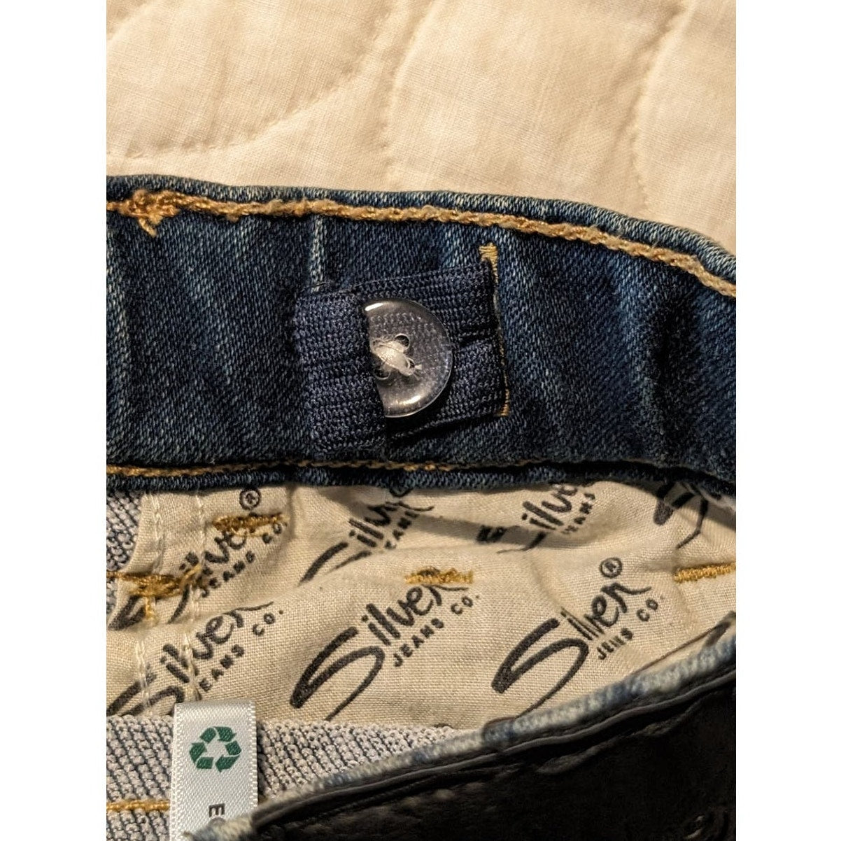 Silver Jeans Co. Derek Eco Friendly Denim Short, Medium Wash NWT Kids Size 6