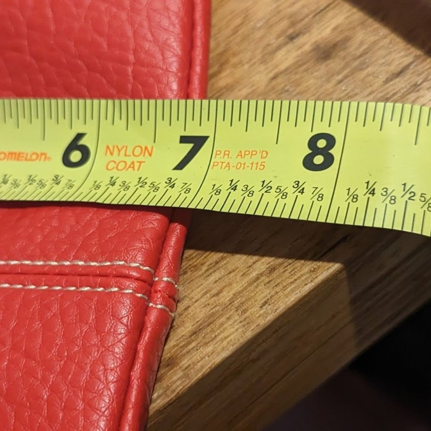 Red Unbranded Pebbled Studded Crossbody Bag
