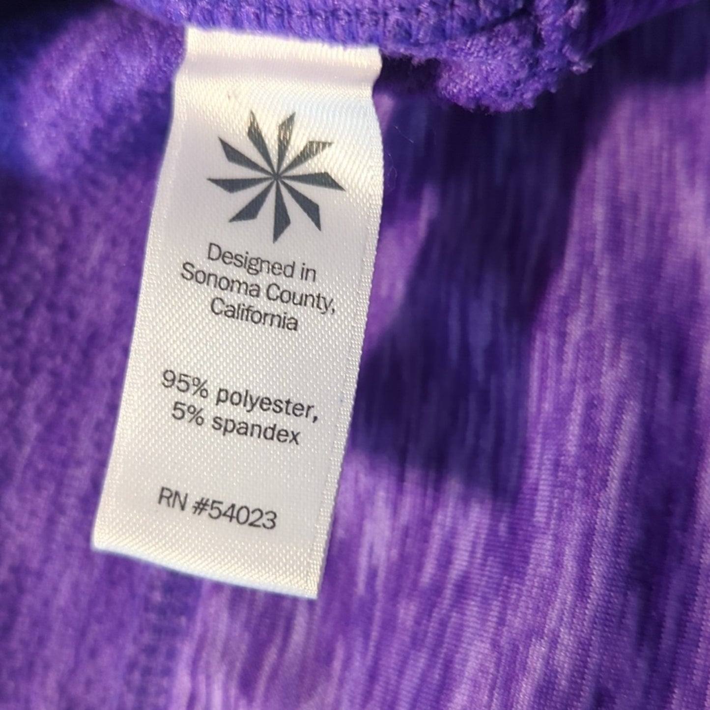 Athleta Women's Small Purple Full Zip Yoga Hoodie Sweatshirt Athleisure Sz S