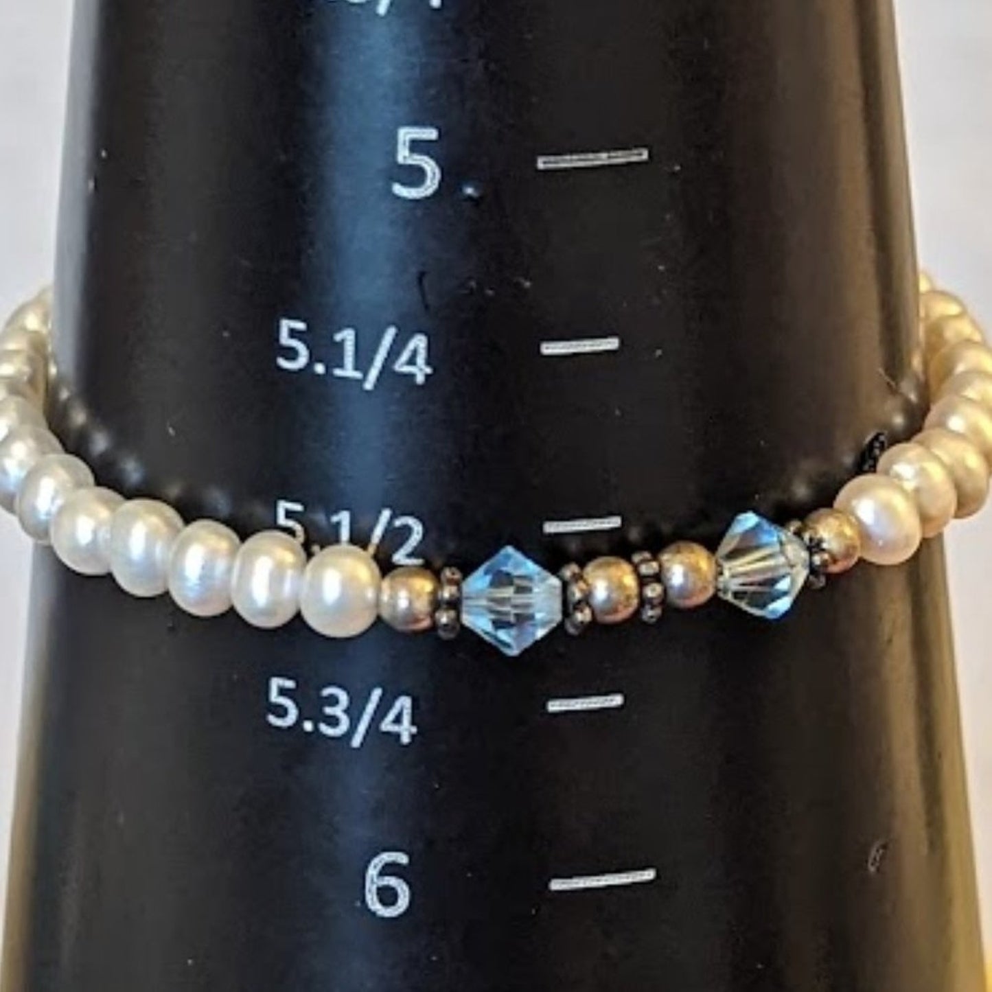 Two Tiny Silver Tone Bracelets