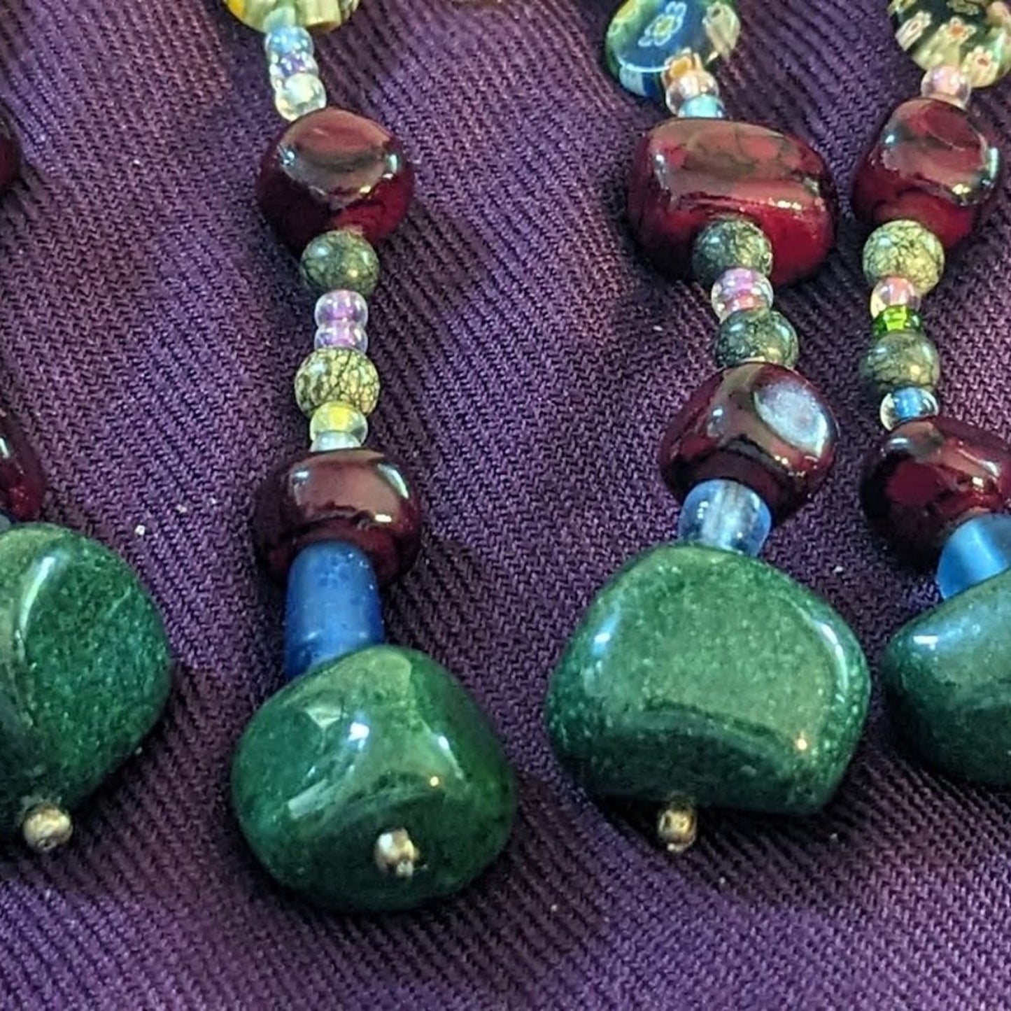 Gemstones & Beads 4 Strands For Jewelry Making
