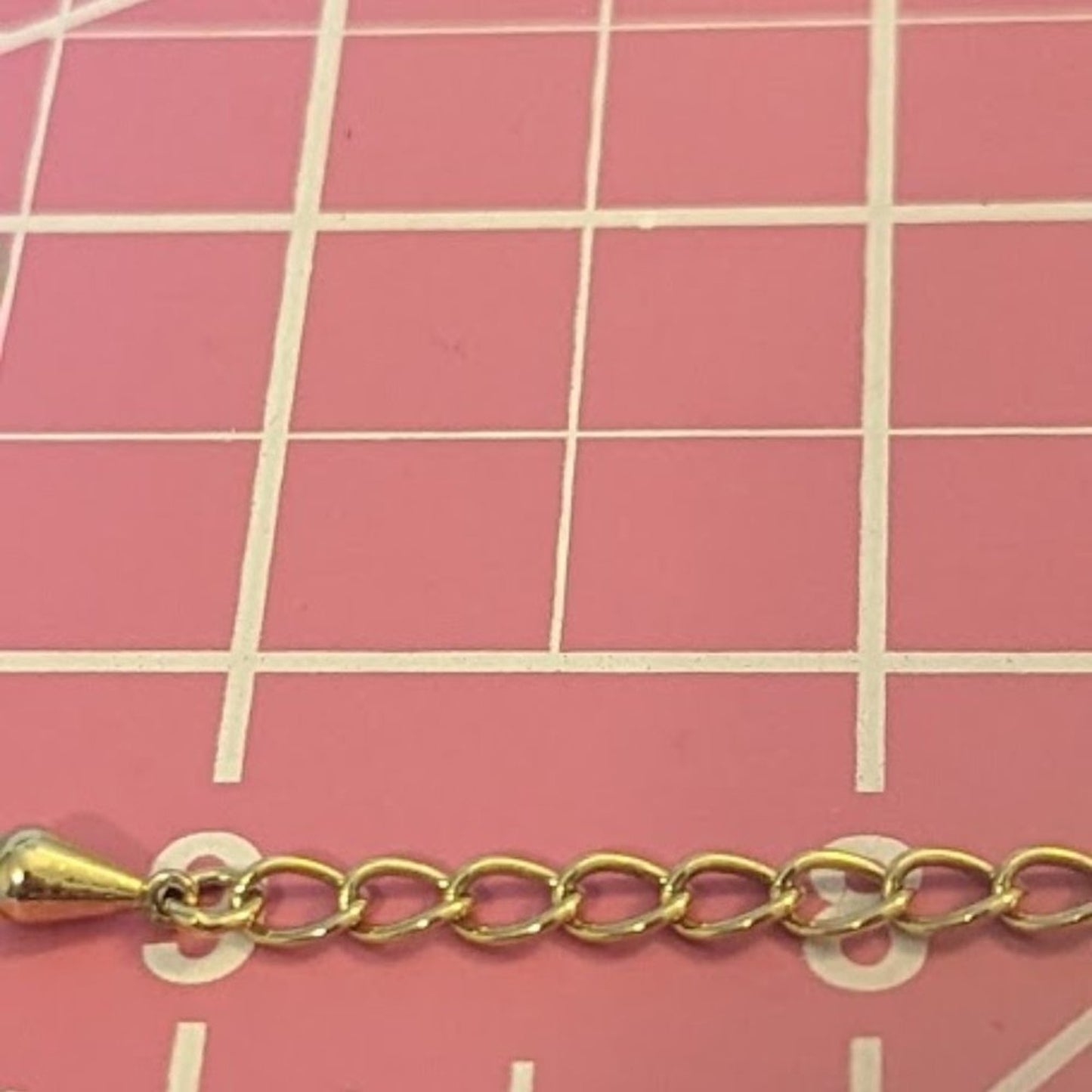 Faceted Tiger's Eye & Brown Bead Three Strand Gold Filled Link Chain Bracelet