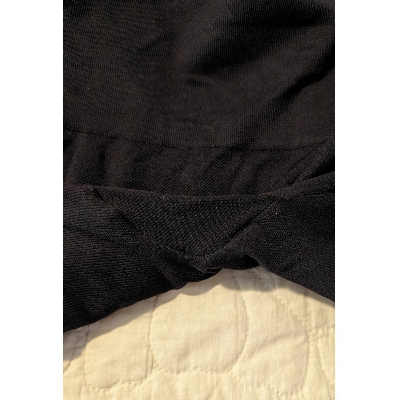 Spanx Look At Me Now Black Seamless Leggings Womens Size M