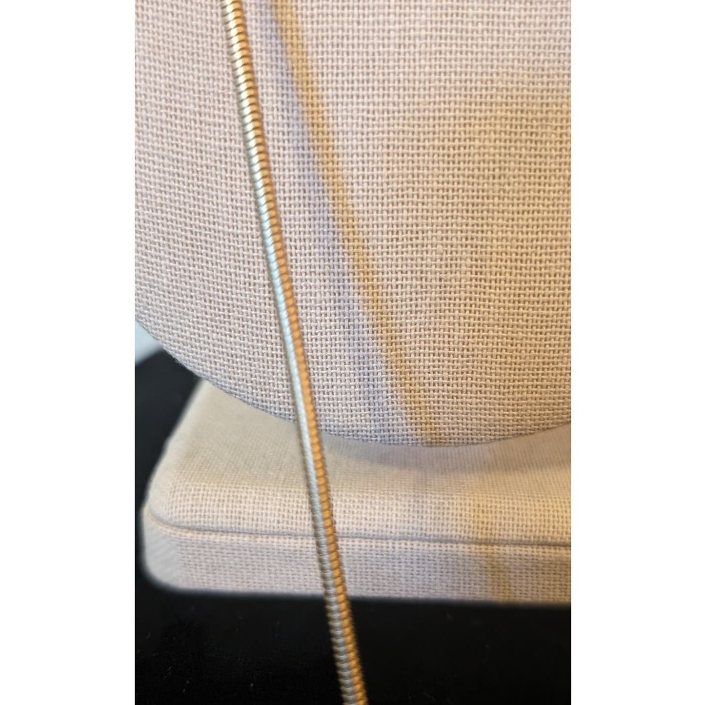 Satin Finish Gold Tone Geometric Pendant Adjustable Snake Chain Necklace