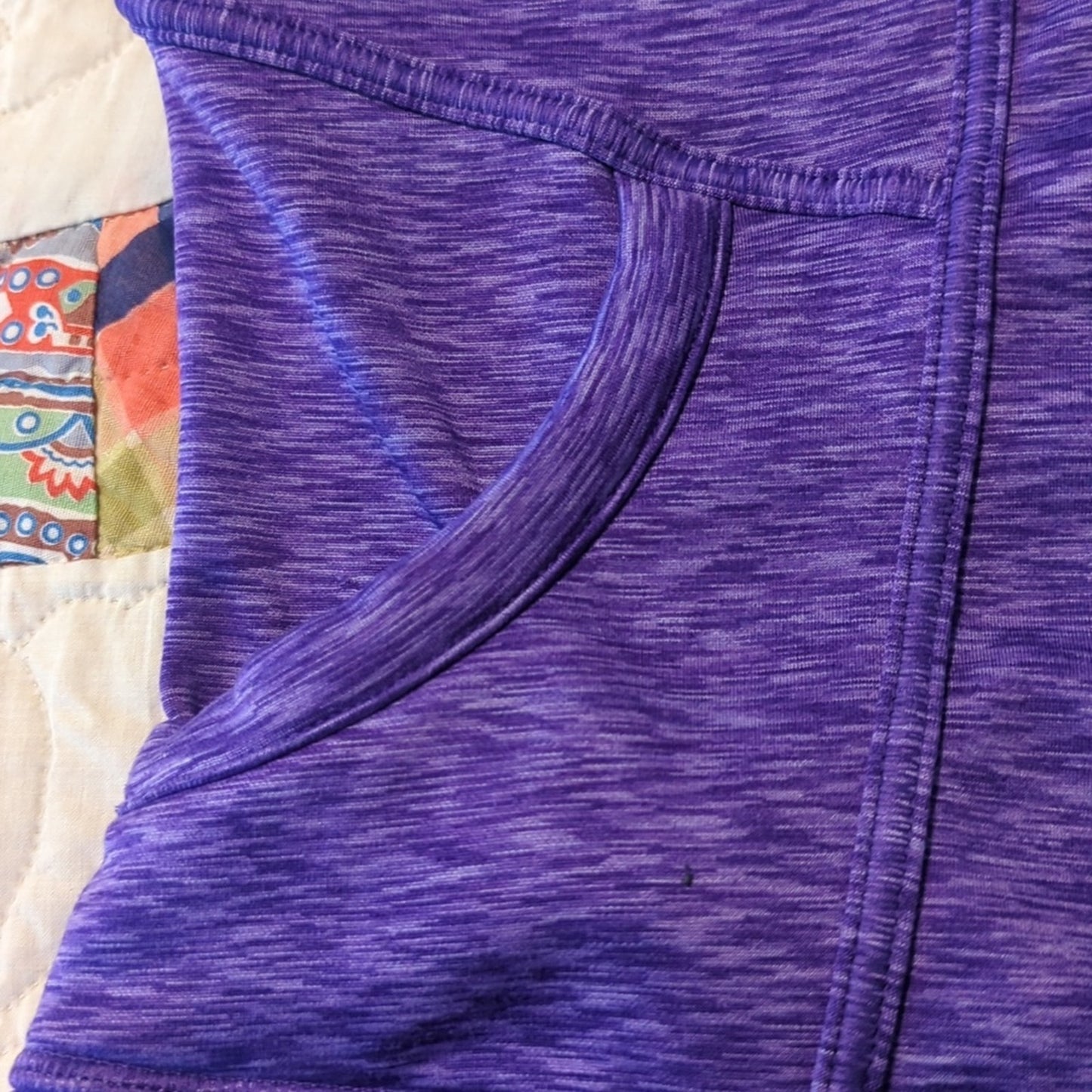 Athleta Women's Small Purple Full Zip Yoga Hoodie Sweatshirt Athleisure Sz S