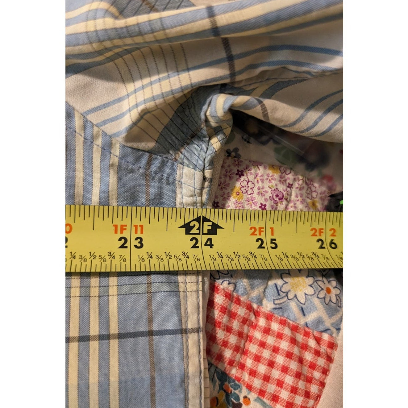 Patagonia Organic Cotton Light Blue Plaid Short Sleeve Button Up Shirt Mens Sz L